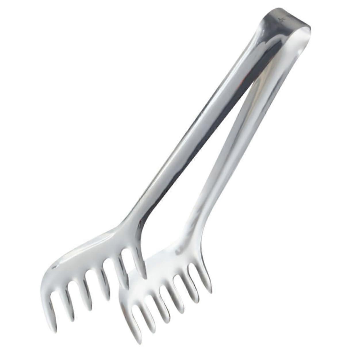Spaghetti Tongs High Temperature Resistant Easy Clean Practical Serving Utensils for Buffet Salad Pasta Compact Storage