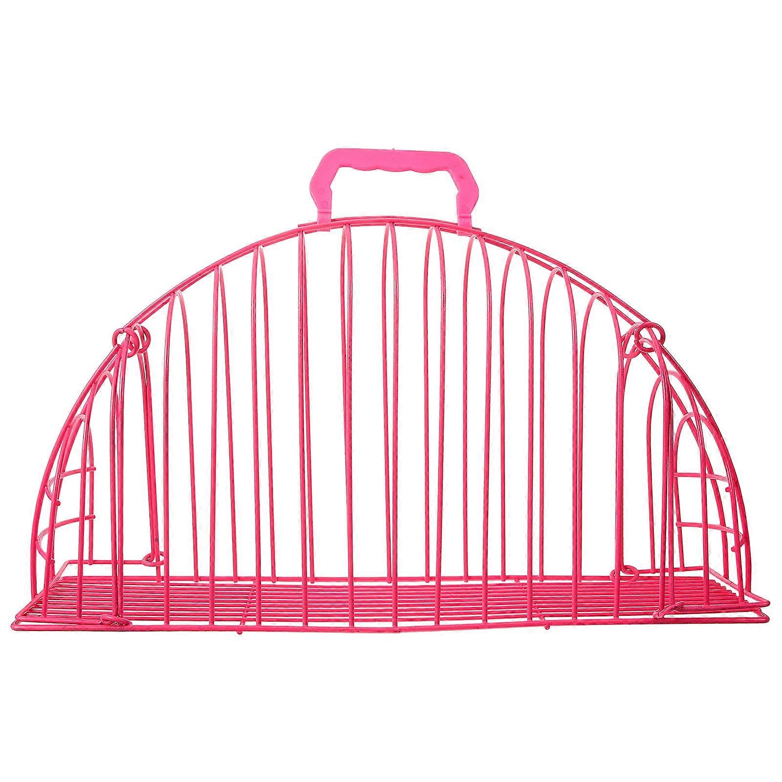 Lightweight Portable Cat Bath Cage with Scratch Resistant Surface and Excellent Air Flow for Comfortable Bathing and Easy Travel