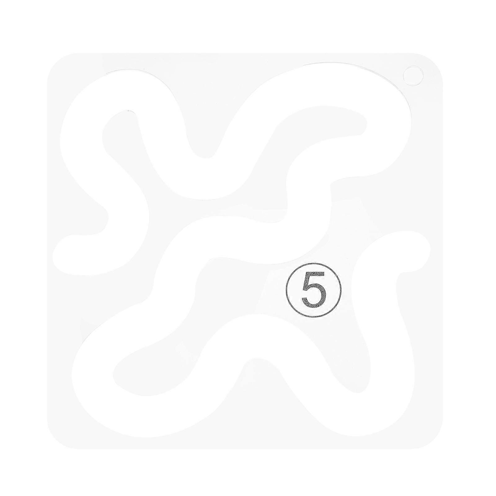 Transparent Acrylic Quilting Template Ruler for Sewing and Crafting 1pc