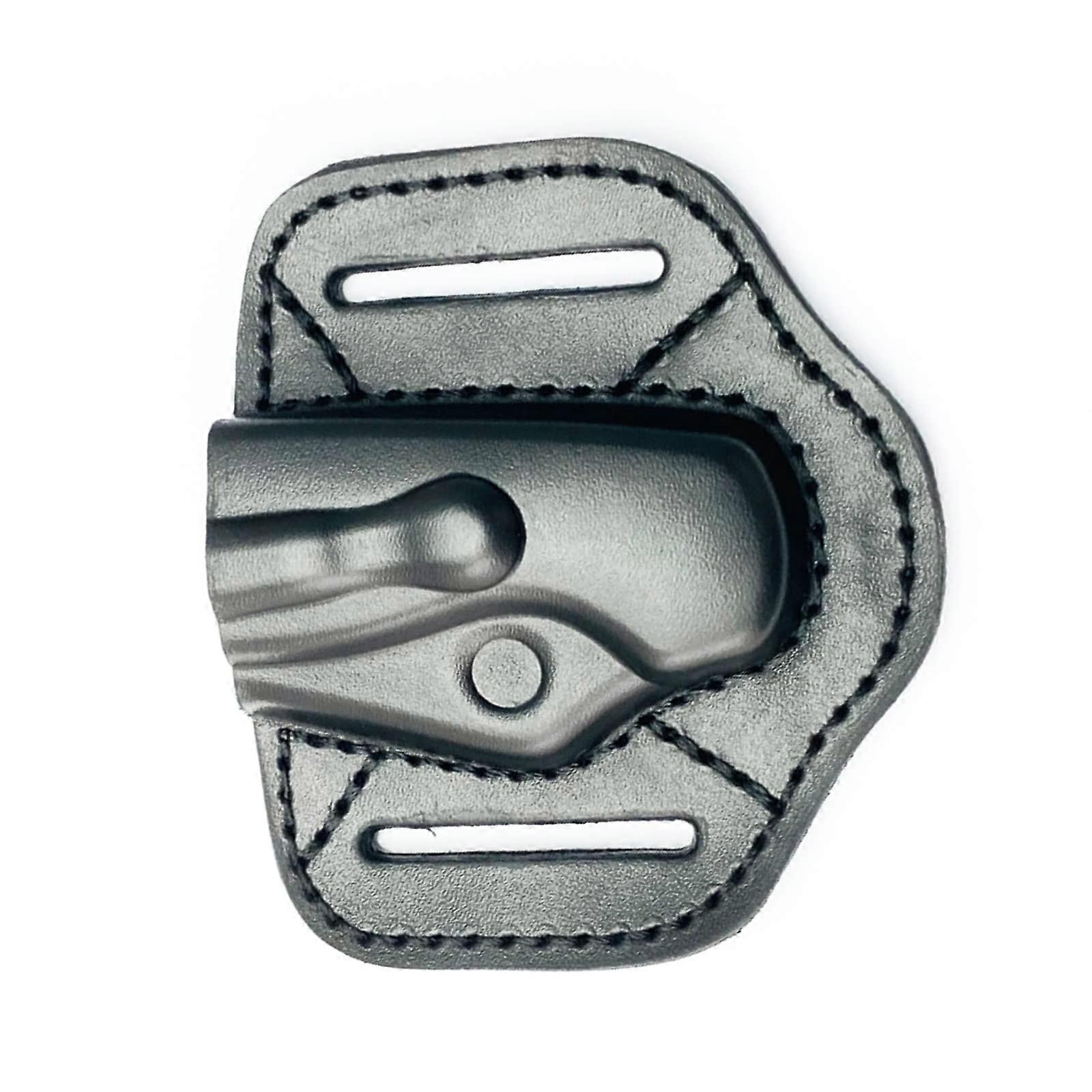 Leather Sheath Compatible with Spyderco Para3, Black