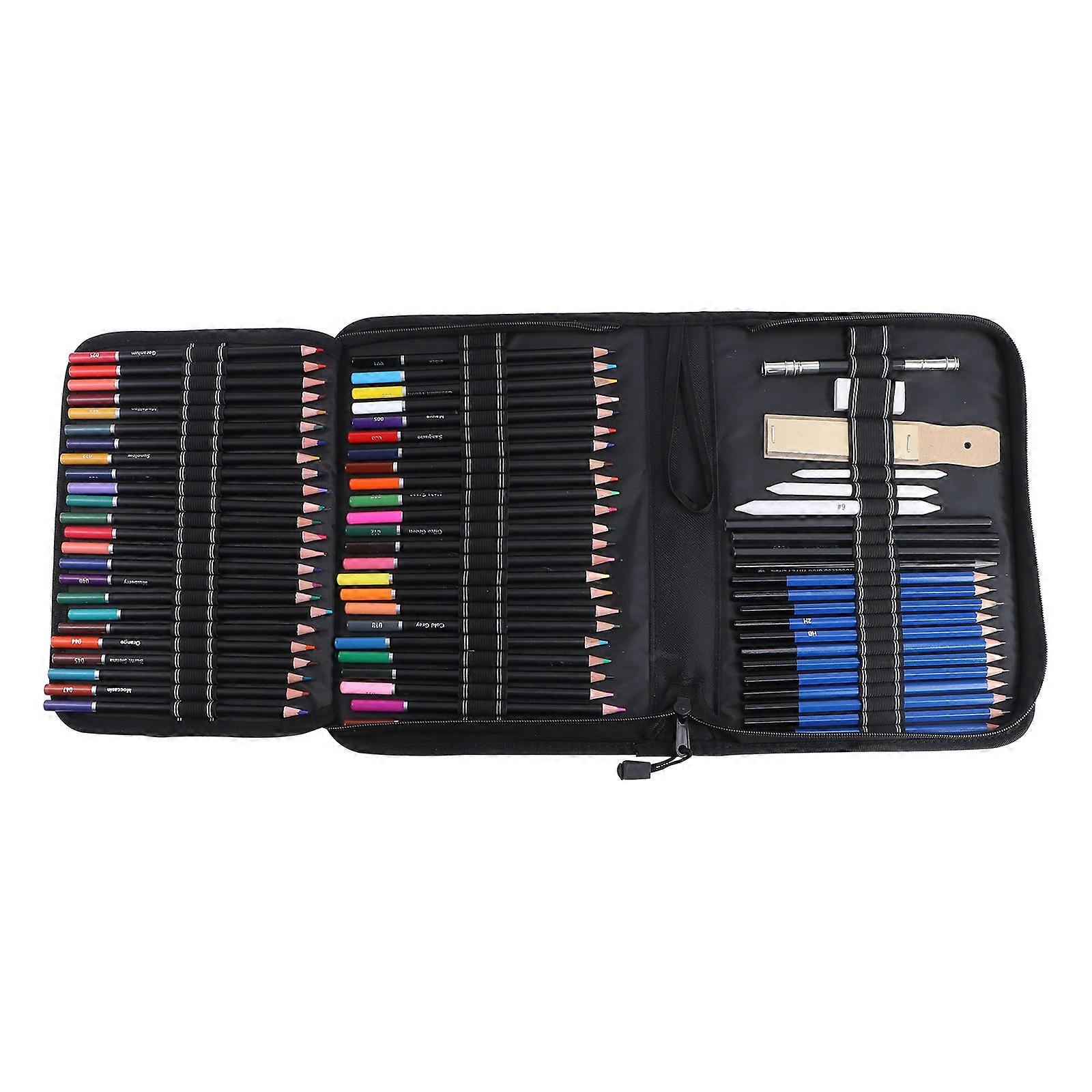 Colour Pencils For Beginners Colored Pencil Sketch Painting Set Students Sketching School Use 95Pcs/Set