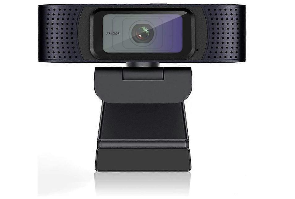 1080P HD Pro Stream Webcam with Cover, Auto Focus Streaming Camera, Computer Laptop Camera for OBS Xbox XSplit Skype Facebook(Black)