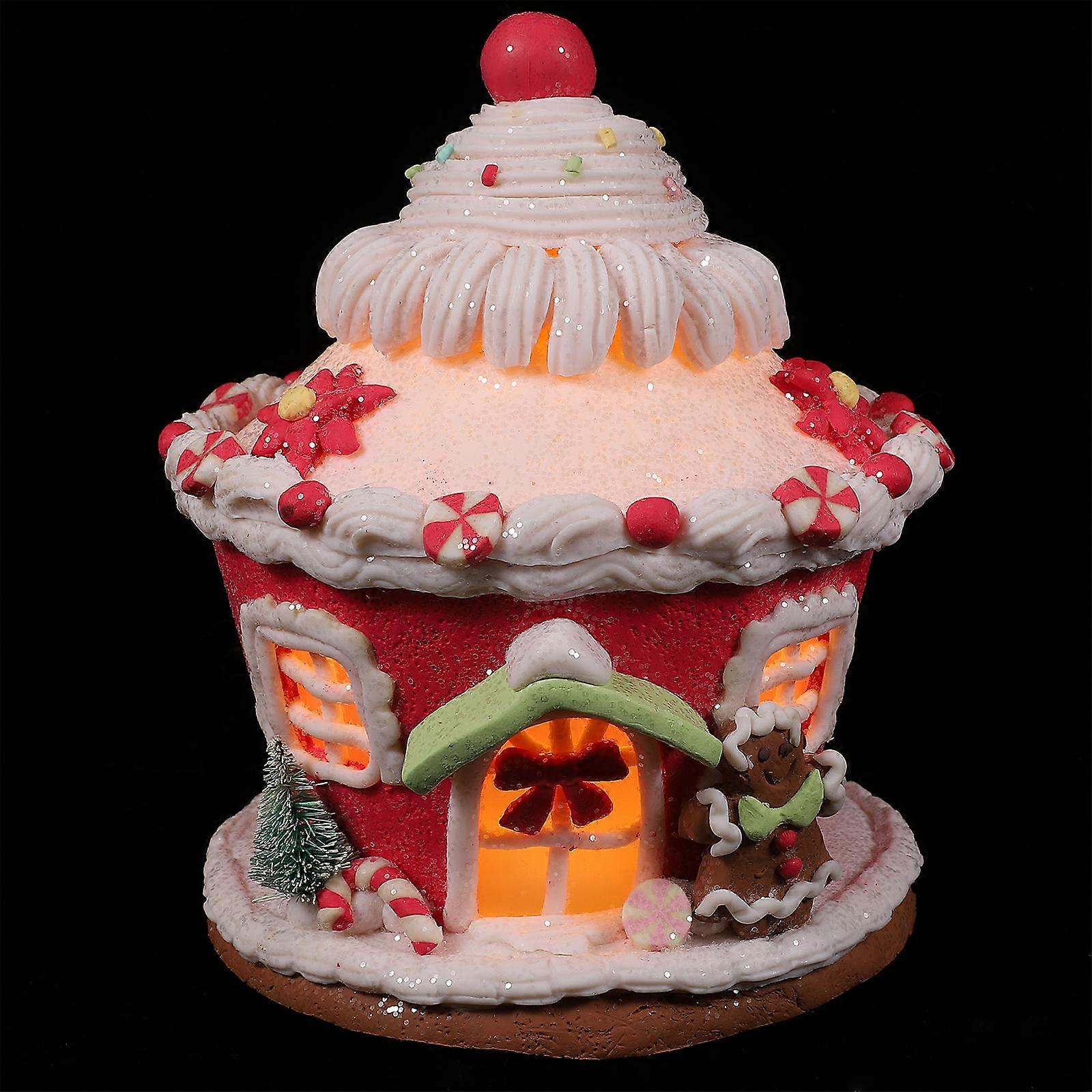 Decorative Cartoon Castle Decor Photography Props 16x13x13cm 1Set