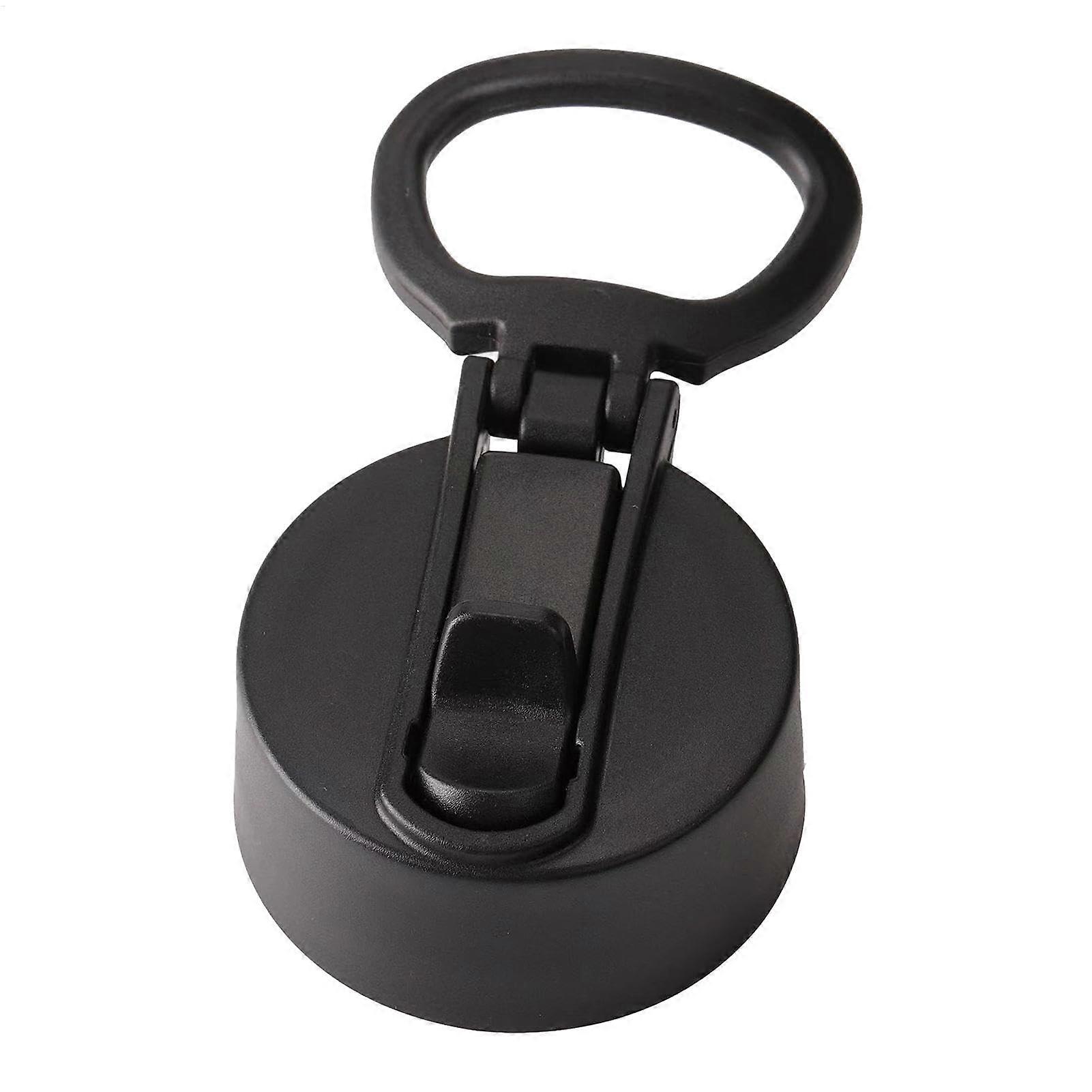 Water Bottle Lid | Leak-Proof Wide Mouth Cap with Large Handle | Non-Slip Ring Drinking Straw Accessory