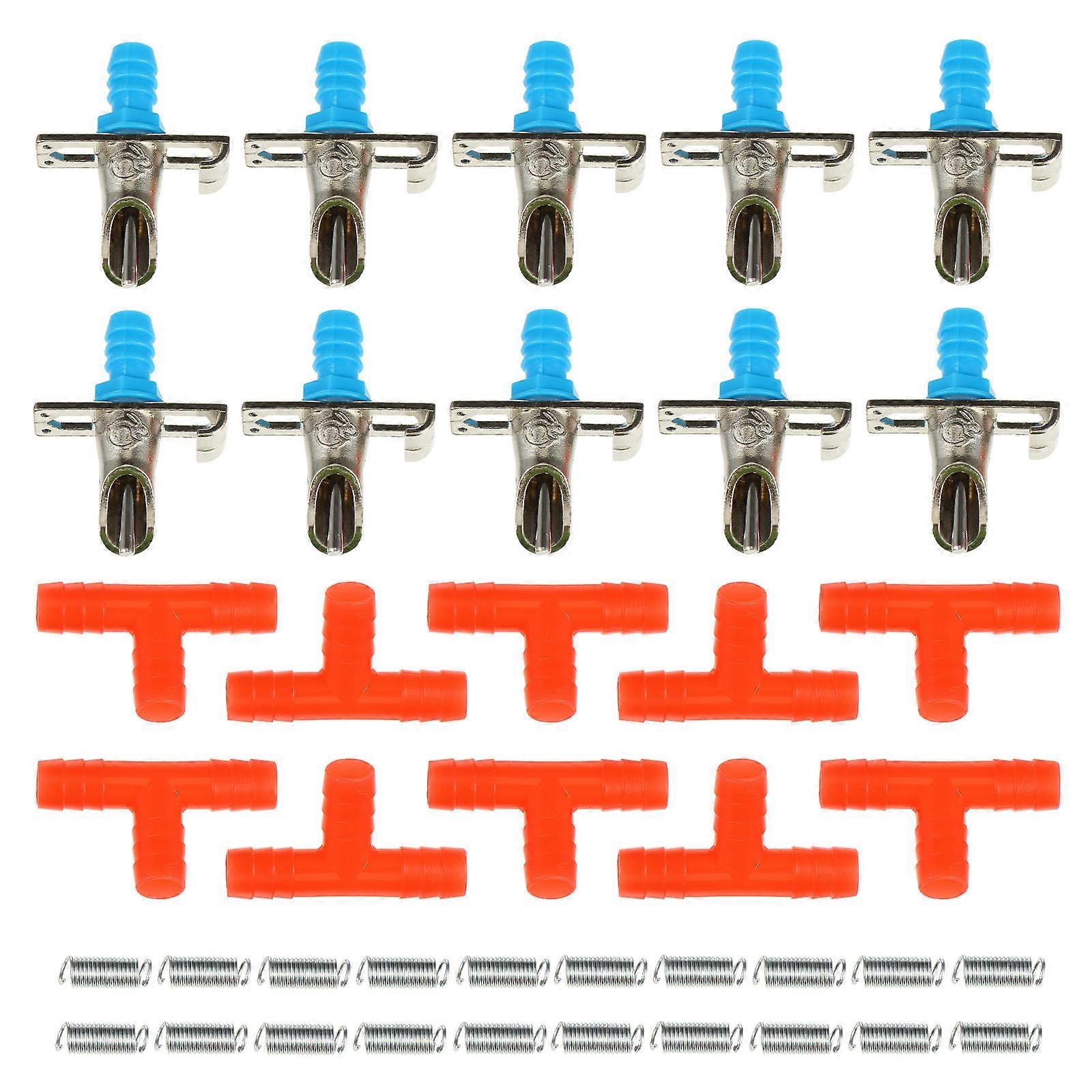 Automatic Rabbit Drip Nozzle Durable Triple Port Design 10Pcs
