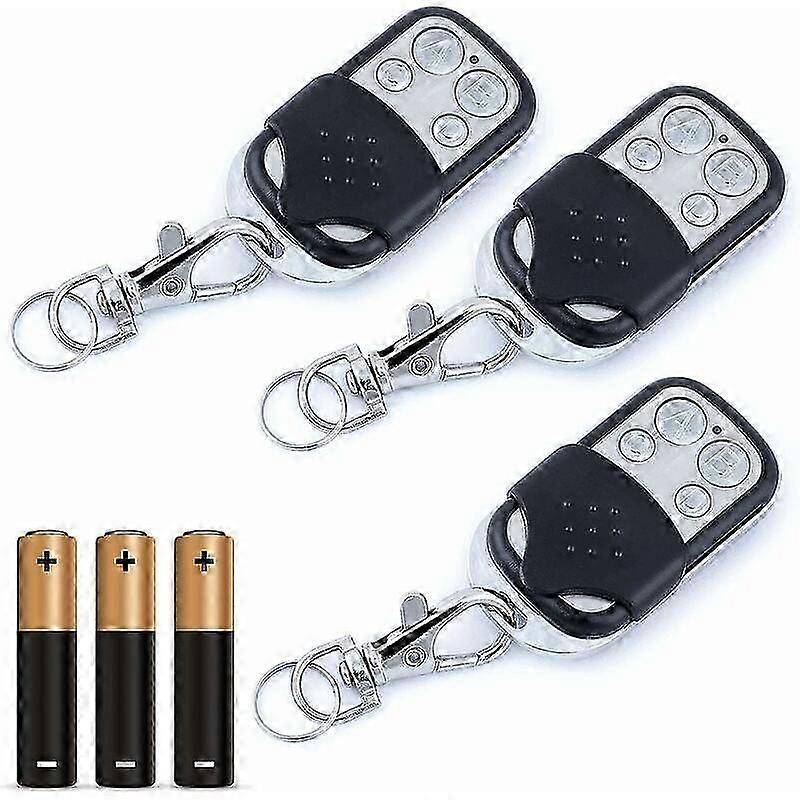 Universal gate remote control, frequency 433.92 Mhz for automatic gates, wide radius - Universal remote control for gate programmable fixed code 12 V
