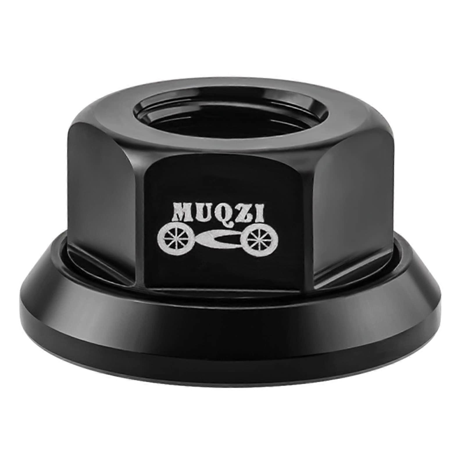Bike Hub Flange Nut Aluminum Alloy for Front and Rear Wheels, Compatible with Standard Bike Models, Durable and Lightweight