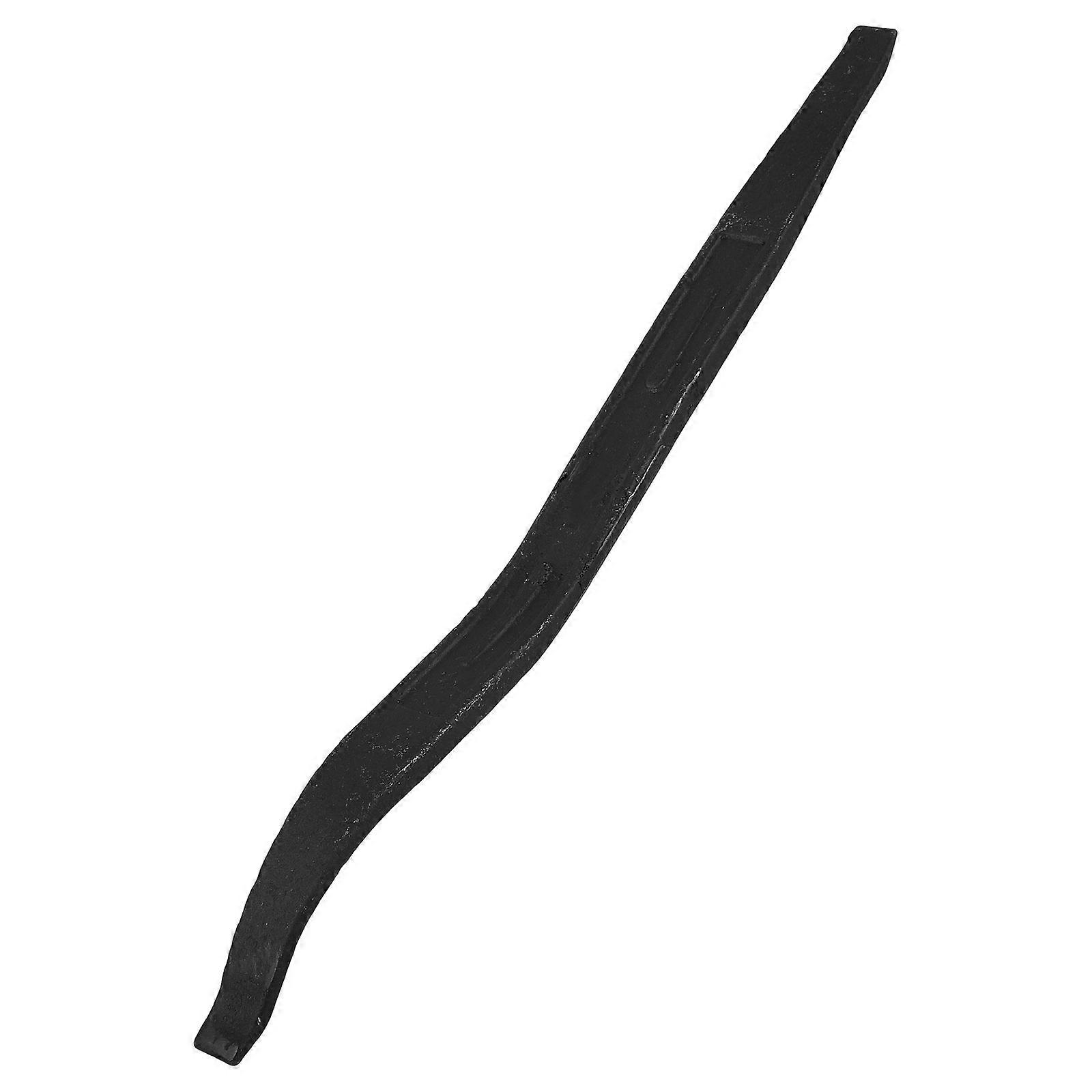 Black Curved Motorcycle Tire Lever Pry Bar   Heavy Duty Carbon Steel Tyre Dismantling Tool with Slip Handle for Secure Grip and Stable Operation
