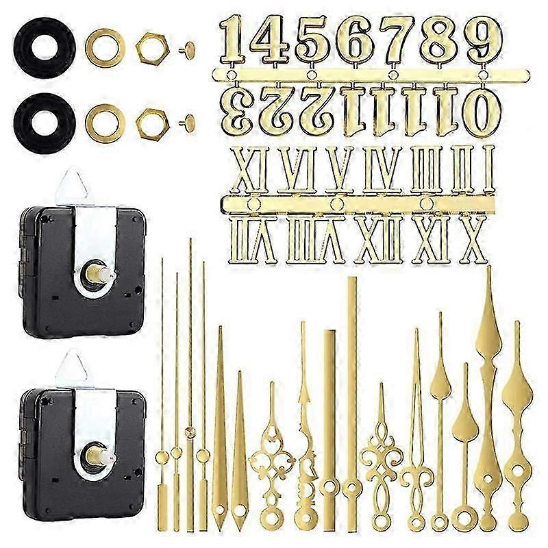 Hodinový mechanismus tichý křemenný pohyb stroj Wall Hands Pointer Set pro výměnu hodin