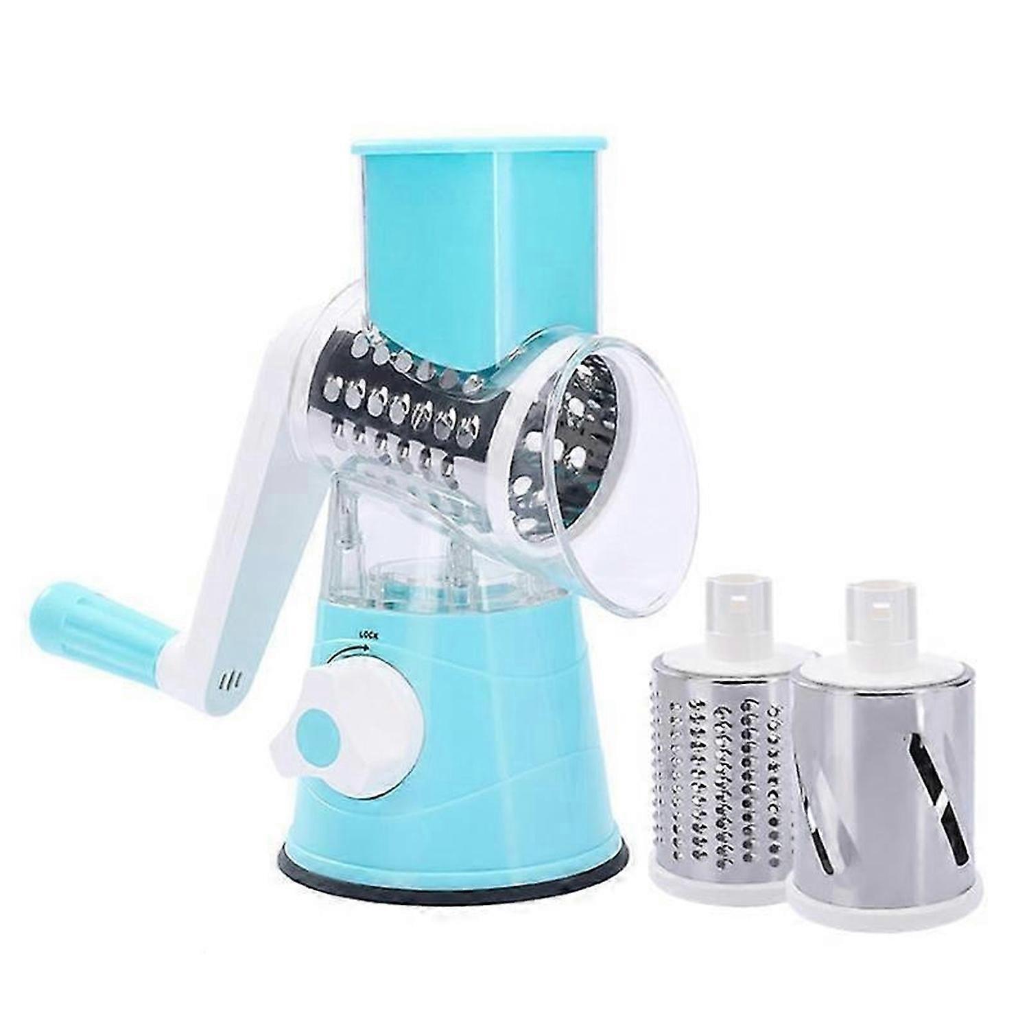 New 3 In 1 Manual Vegetable Cutter Slicer Multifunctional Round Nut Shredder Veggie