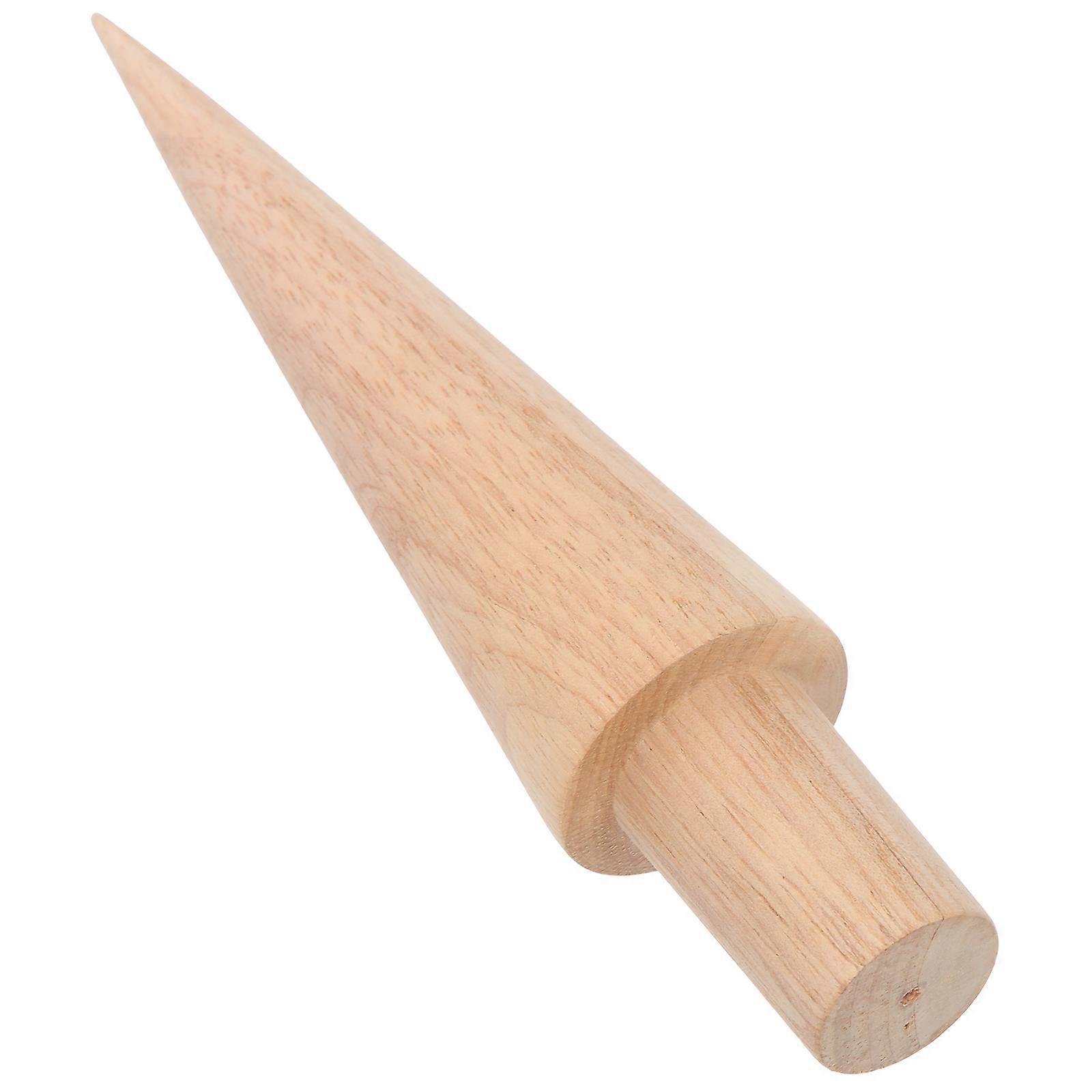 Ergonomic Cone Roller Stick for DIY Ice Cream Molds, Waffle Krumkake Baking Tool for Homemade Desserts and Pastries