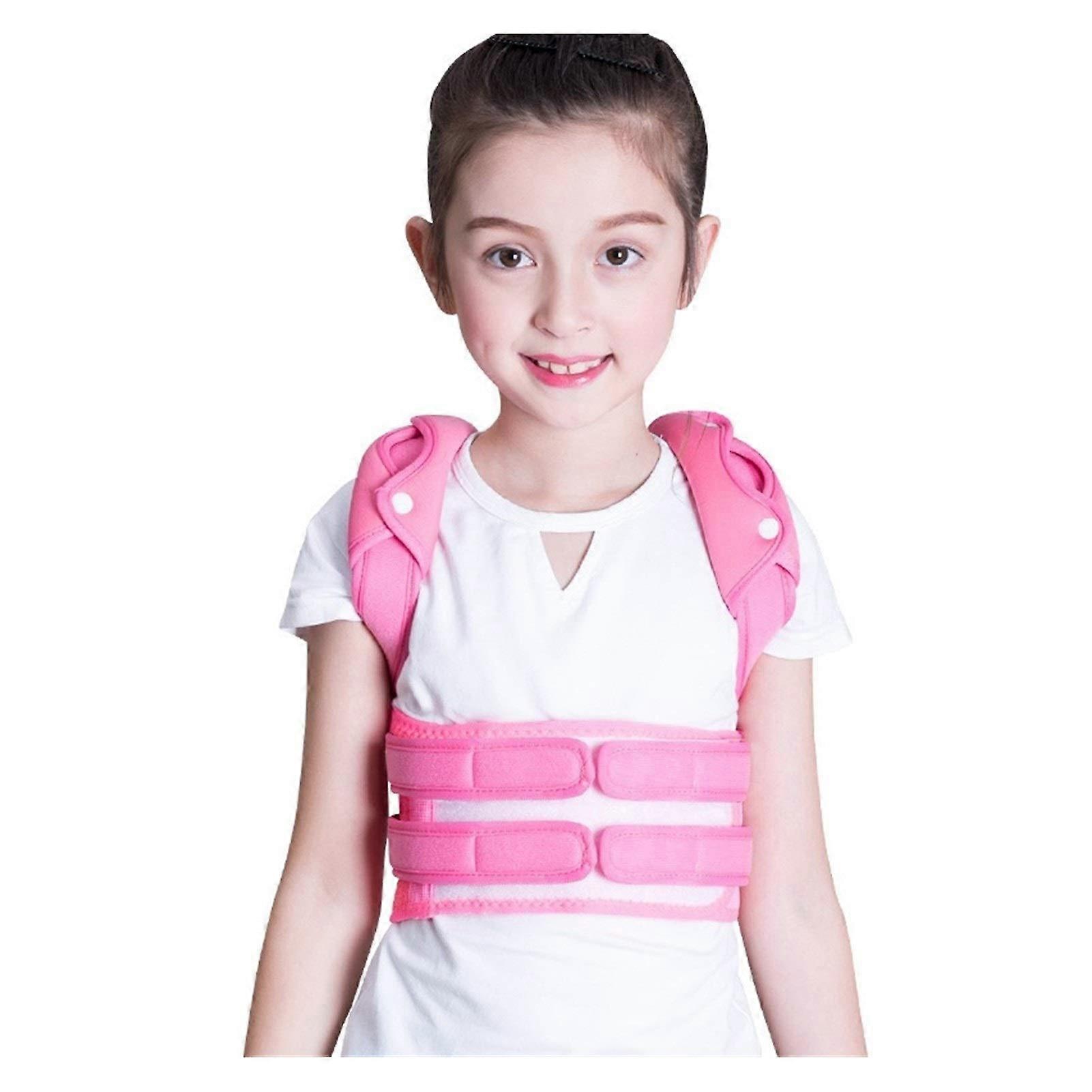 Adjustable Children Posture Corrector Back Support Belt with Shoulder Pads
