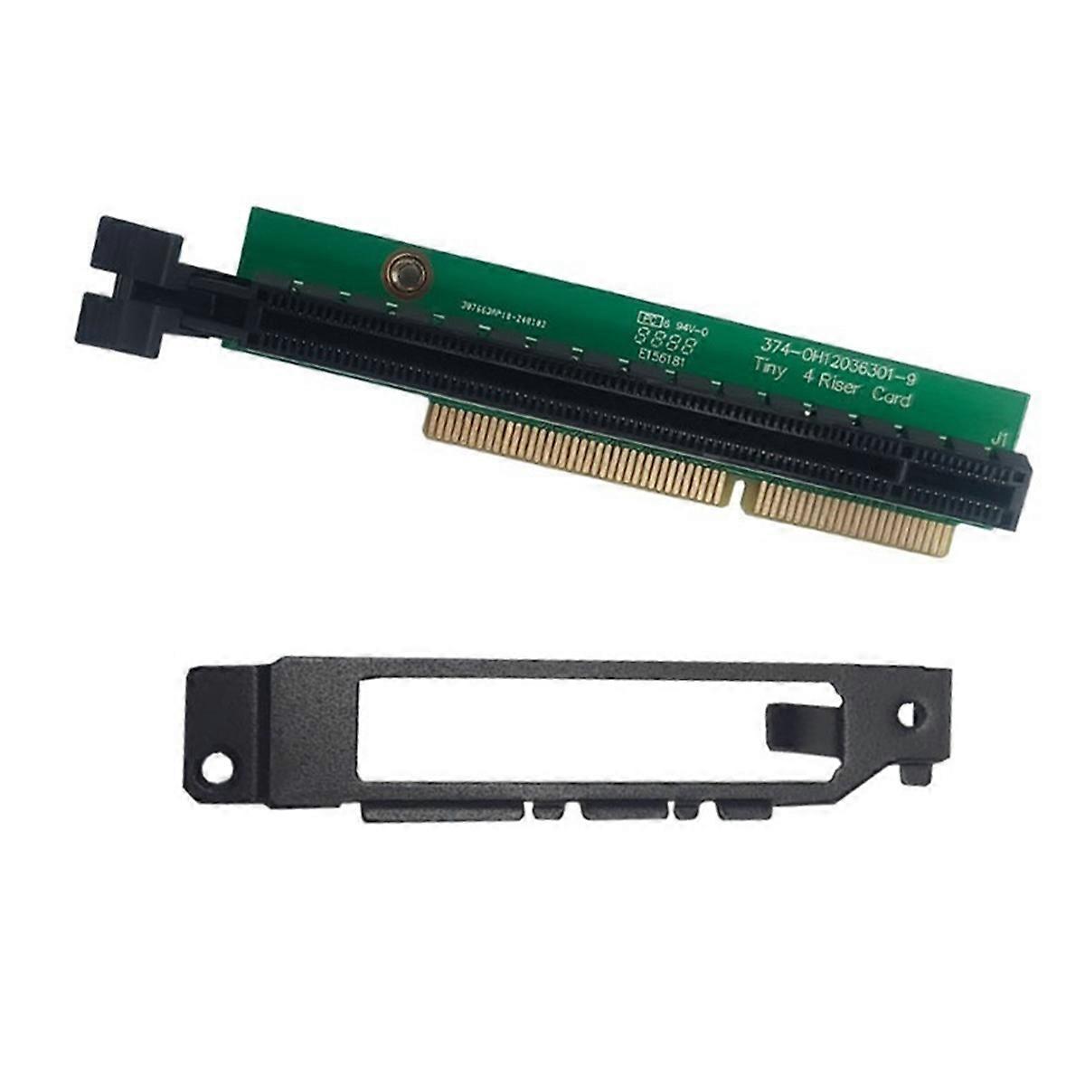 PCI-E 16X Graphic Card Adapter Riser Card for Tiny4 Series Models 910X 910Q M720 01AJ902 with Network Card Baffle