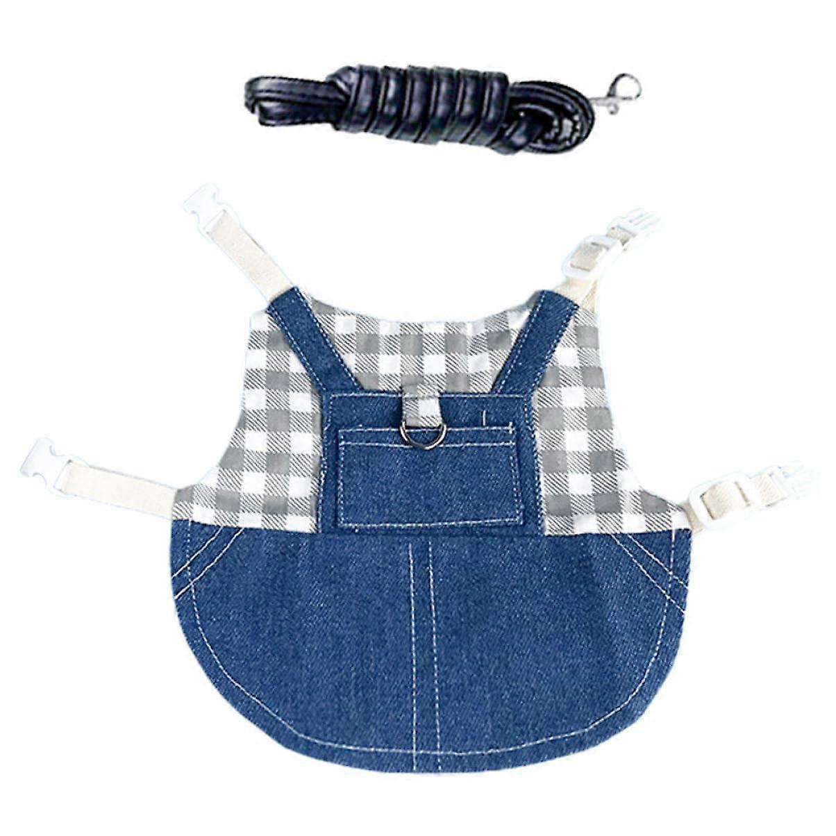 Lead and Set for Pets - Comfortable Rabbit Vest with Pull Rope, Outdoor Use, 18X12.5CM, No Lead Required