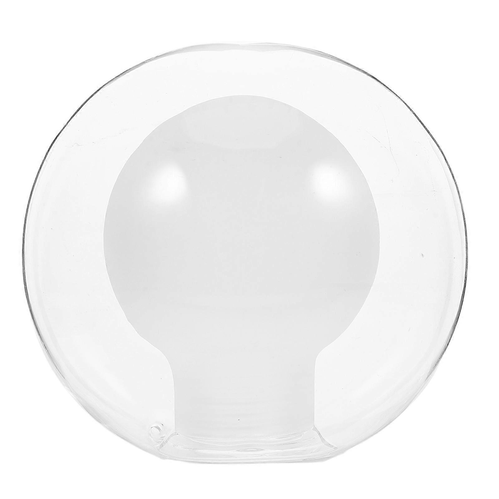 Clear Glass Globe Lamp Shade Modern Double Layer Design for Wall Sconces 7.50X7.50X7.00CM