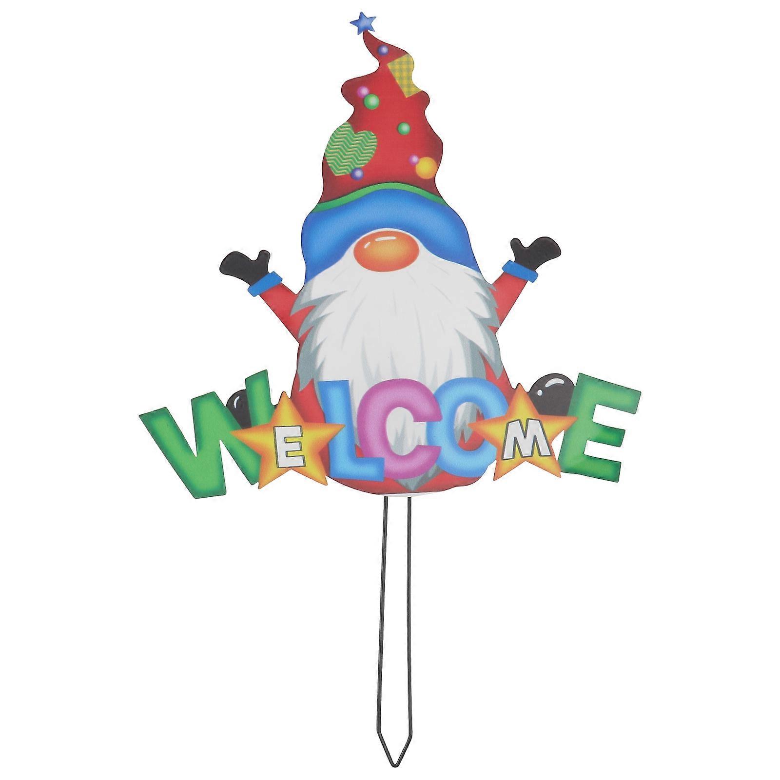 1pc Outdoor Scene Decor Creative Dwarf Modeling Inserting Ornament Scene Decor