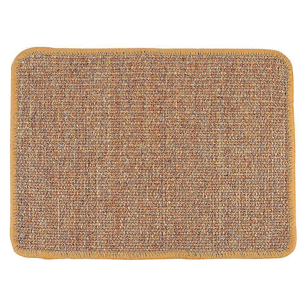 Natural Sisal Cat Scratching Pad for Cat Play Area Rectangular Shape 50x80cm 1Pcs