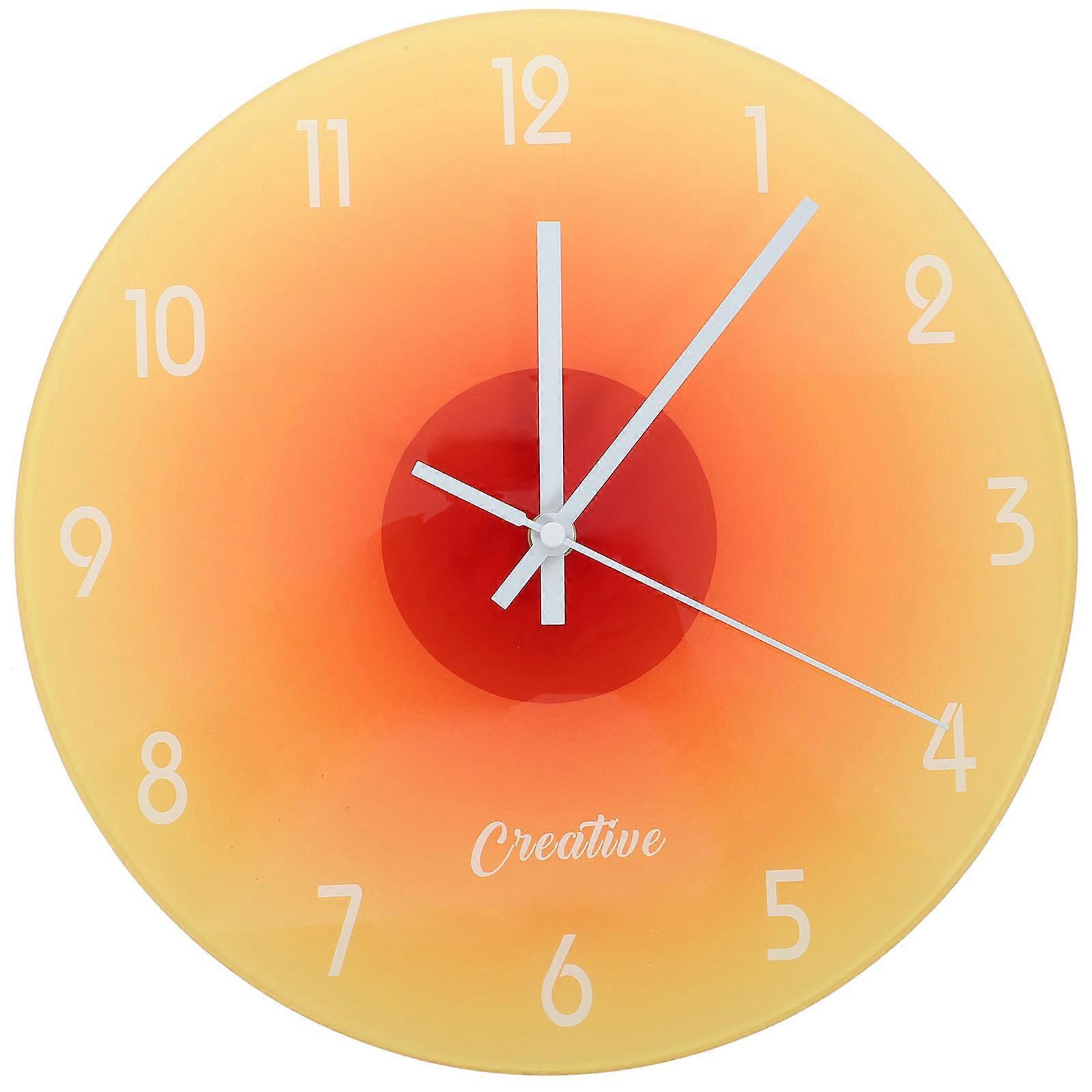 Creative Wall Clock Bedroom Hanging Clock High Grade Material Multi Color 12 Inches Wall Clock 1Pcs