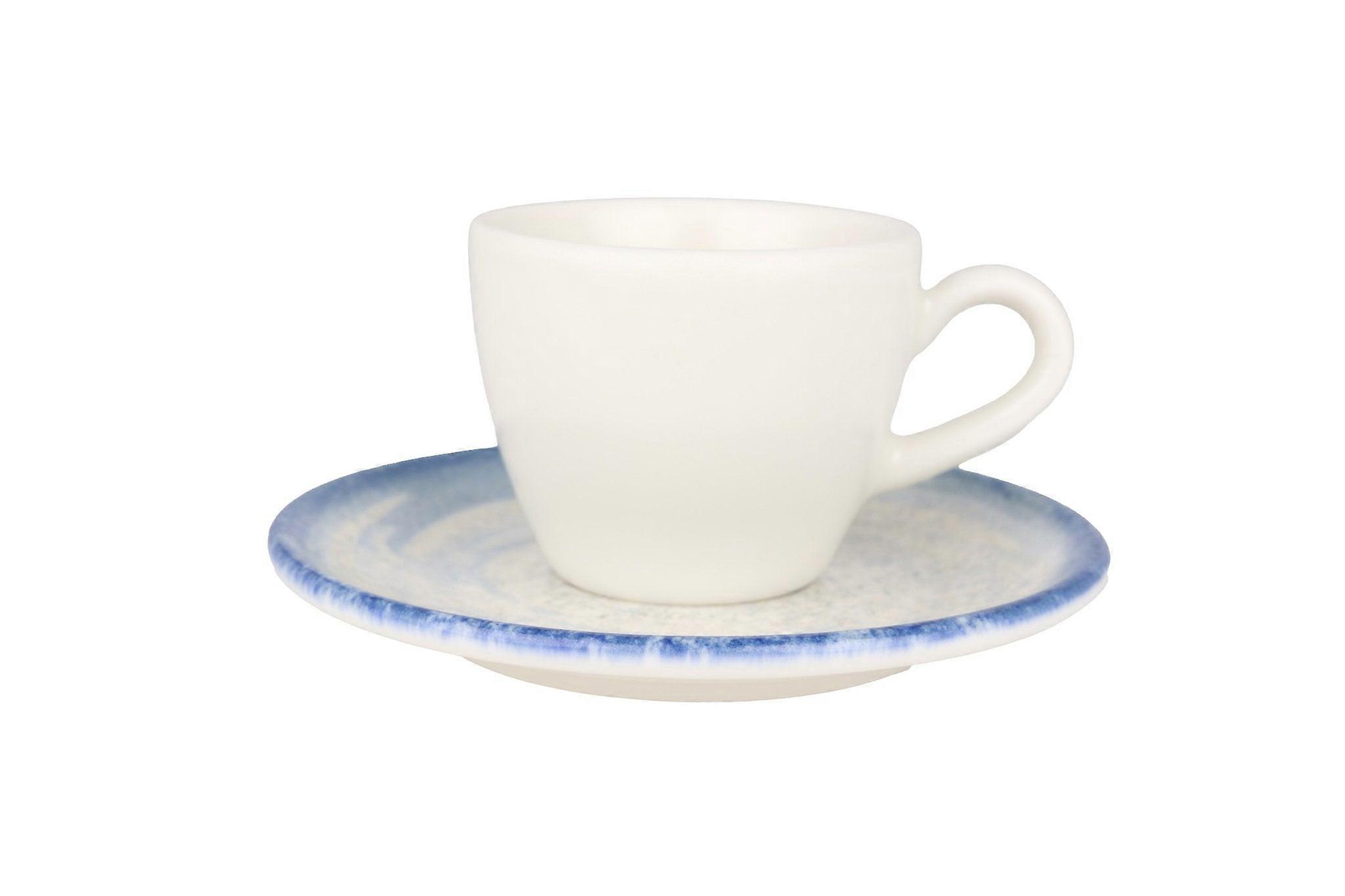 Bonna Harena - Espresso cups and saucer - 80.0 cc - Porcelain - 6er set