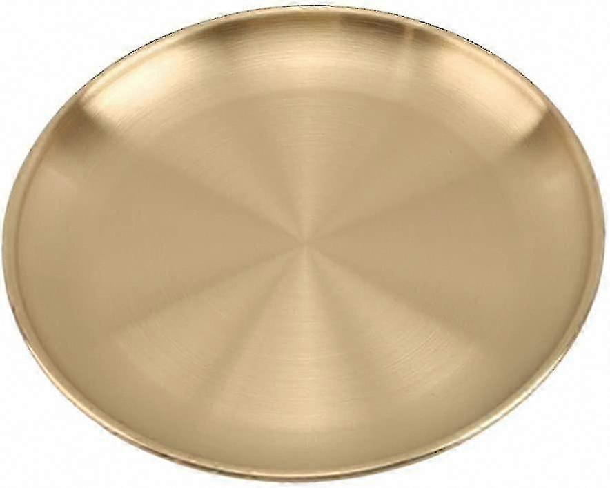 Elegant Stainless Steel Cake Plate for Dining & Serving - Durable Kitchen Tableware