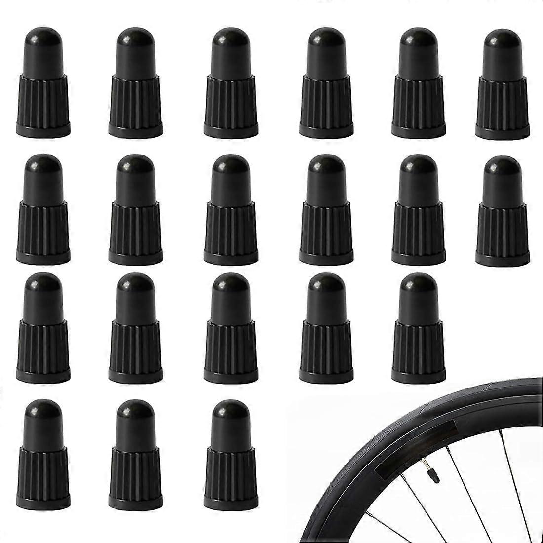 Bicycle Valve Caps 20-Pack Universal Dust Caps For Tyre Valves And Valve Core Caps
