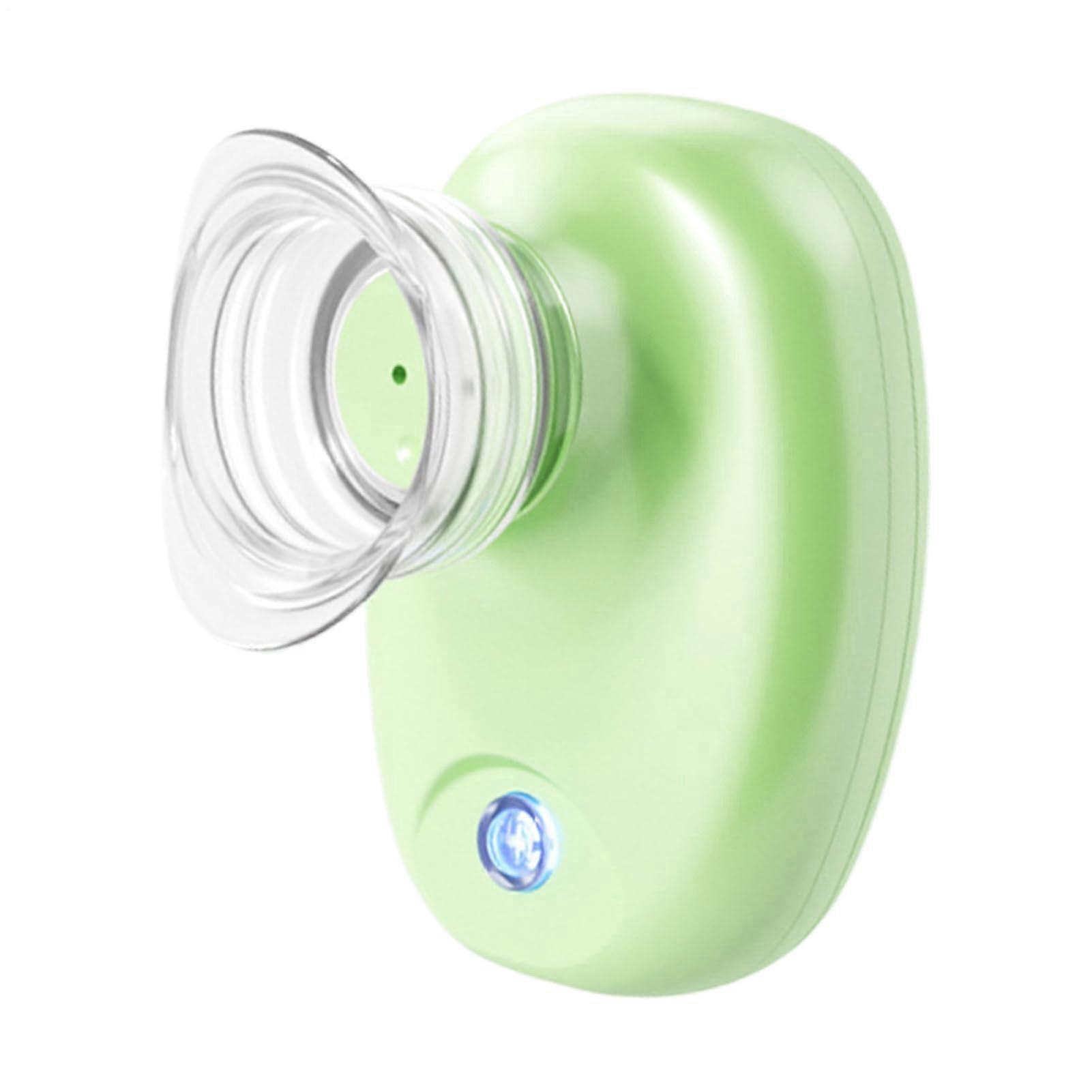 Eye Steam Device With Spray Mist Portable Two-Mode Facial Nebulizer Green Nighttime Eye Relaxation Vaporizer