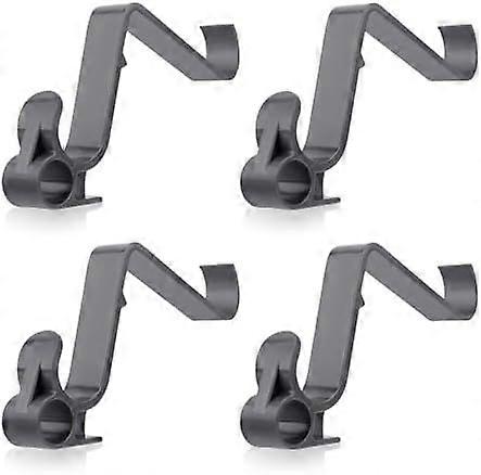 Package Content: You will receive 4 pieces of black multi-purpose hooks, plenty of quantity to meet your needs.