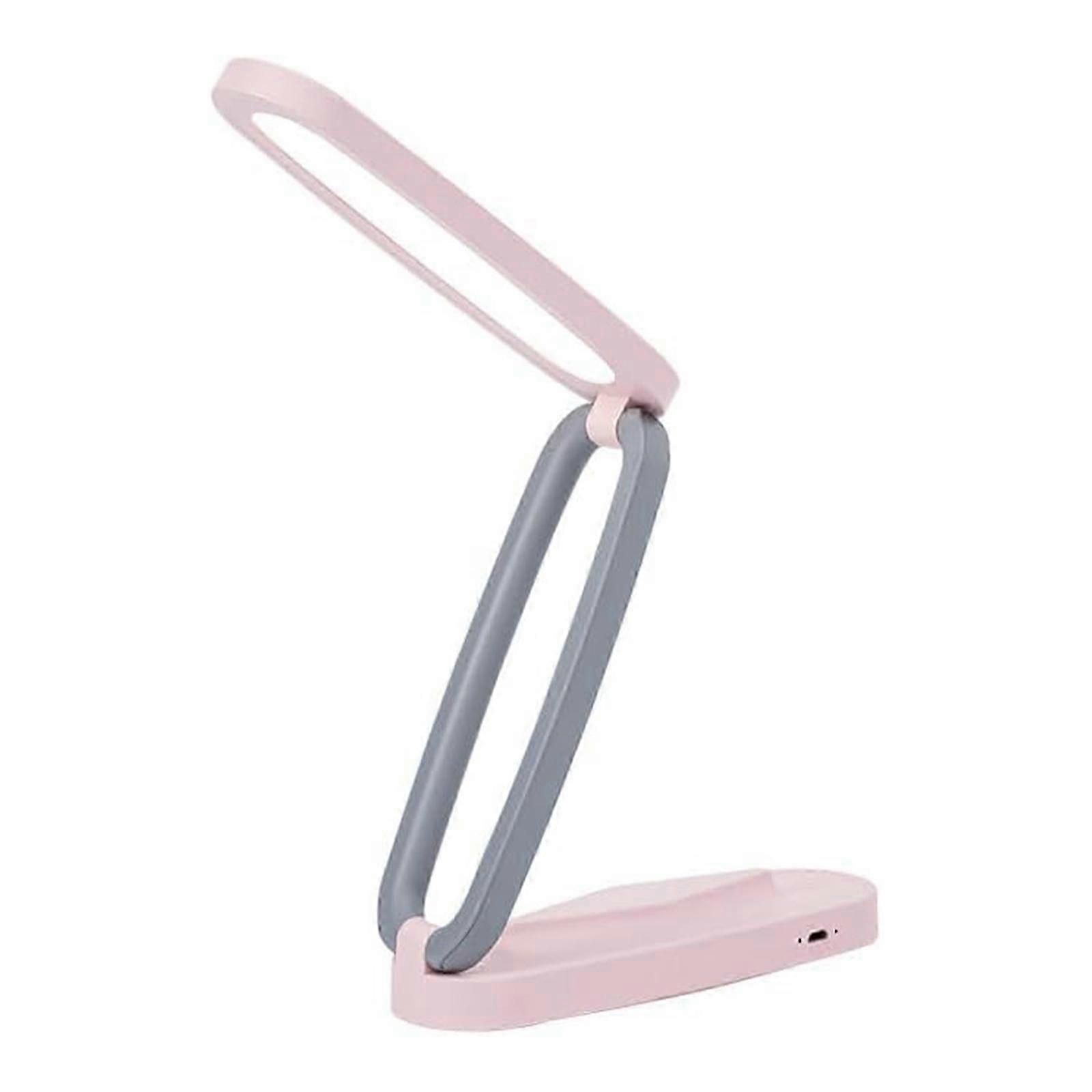 LED Desk Lamp, Dimmable 3 Color Temperature Table Lamps, Wireless Reading Eye Protection Desk Lamp, Rechargeable Foldable & Portable Light
