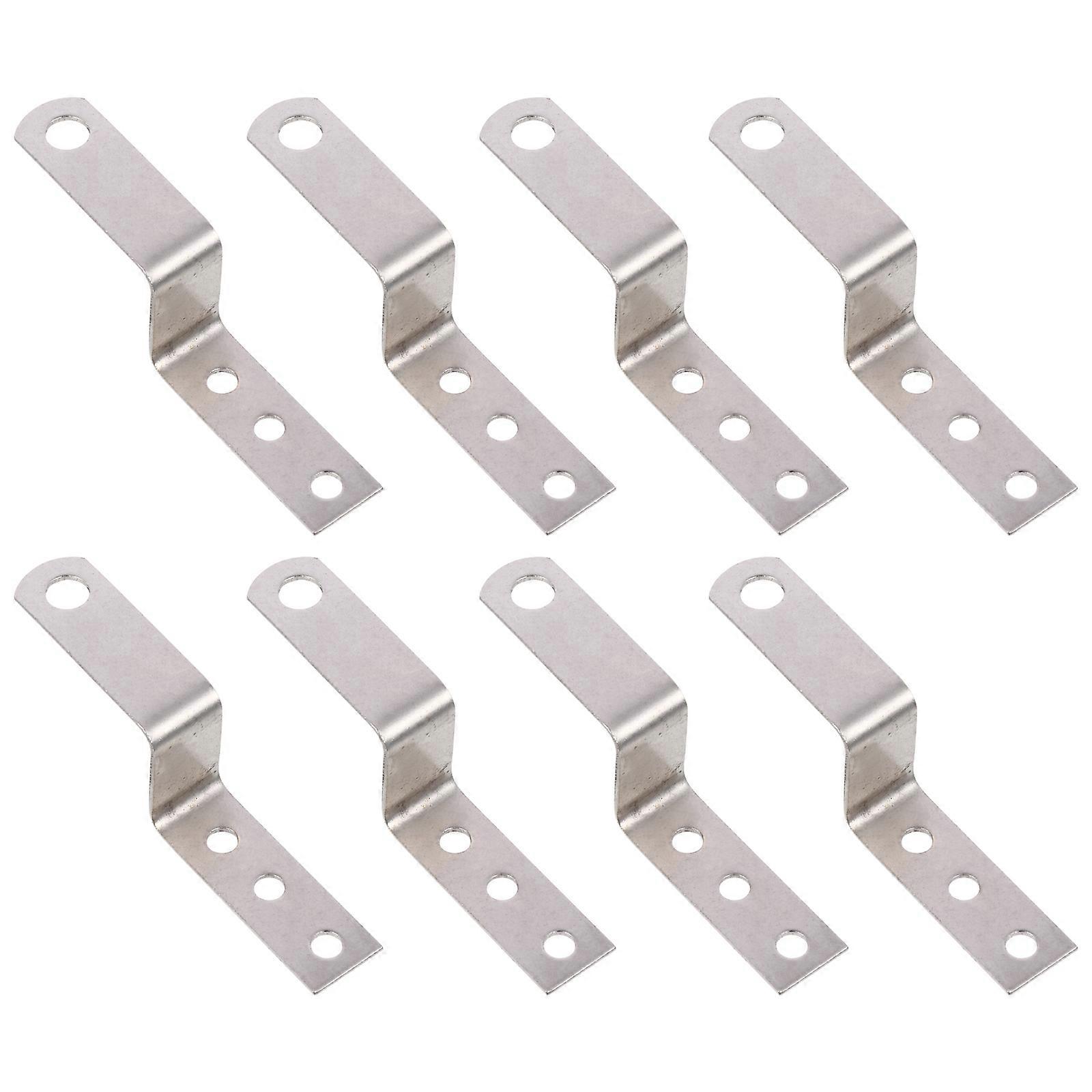 Z Shaped Picture Hanging Kit Frame Holding Home Decoration Iron 25mm High 10Pcs