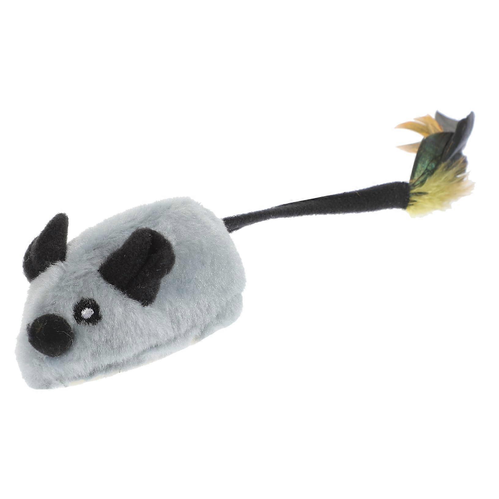 Simulated Plush Mouse Scratching Toy for Cats Interactive Chew Toy 21X4.5X4.5CM