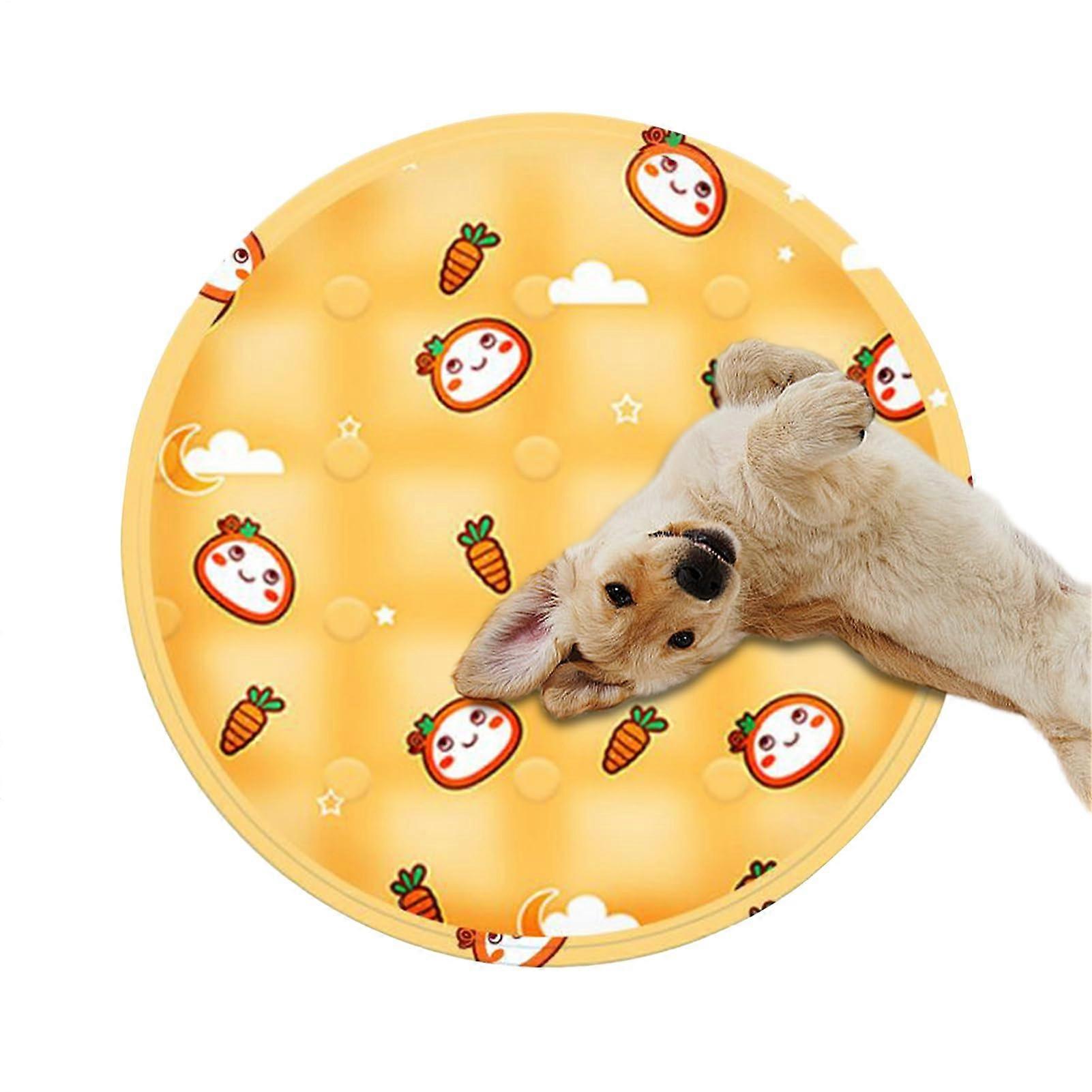 Cooling Mat for Cats – Waterproof Round Cooling Mat for Pets, Ideal for Cats, Puppies and Rabbits, For Indoor and Car