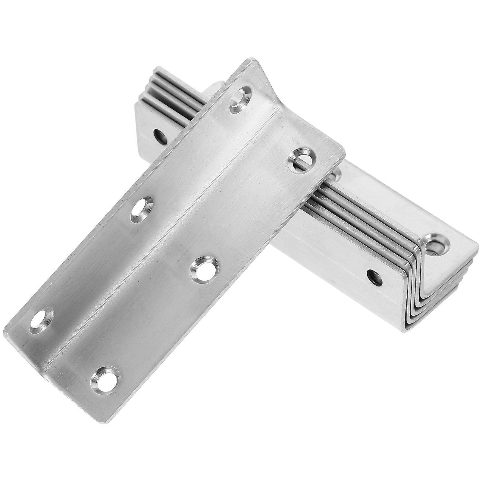 Furniture Brackets Angle Connectors High Hardness Easy Installation 6Pcs