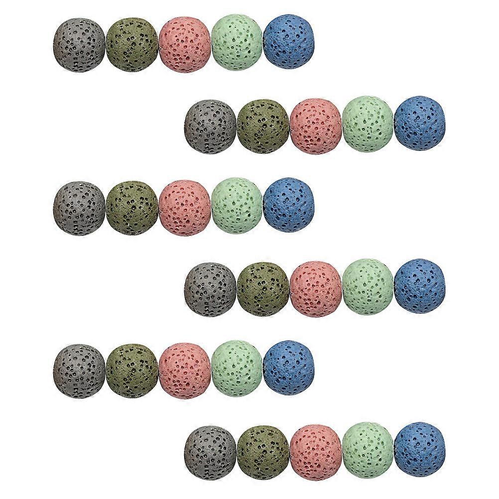 Volcanic Loose Beads Volcanic Stone Beads for Jewelry Making 1 String
