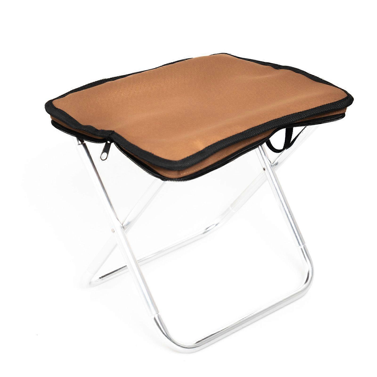 Portable Folding Camping Stool Zip Packed Stool Lightweight Collapsible Stool for Outdoor Camping