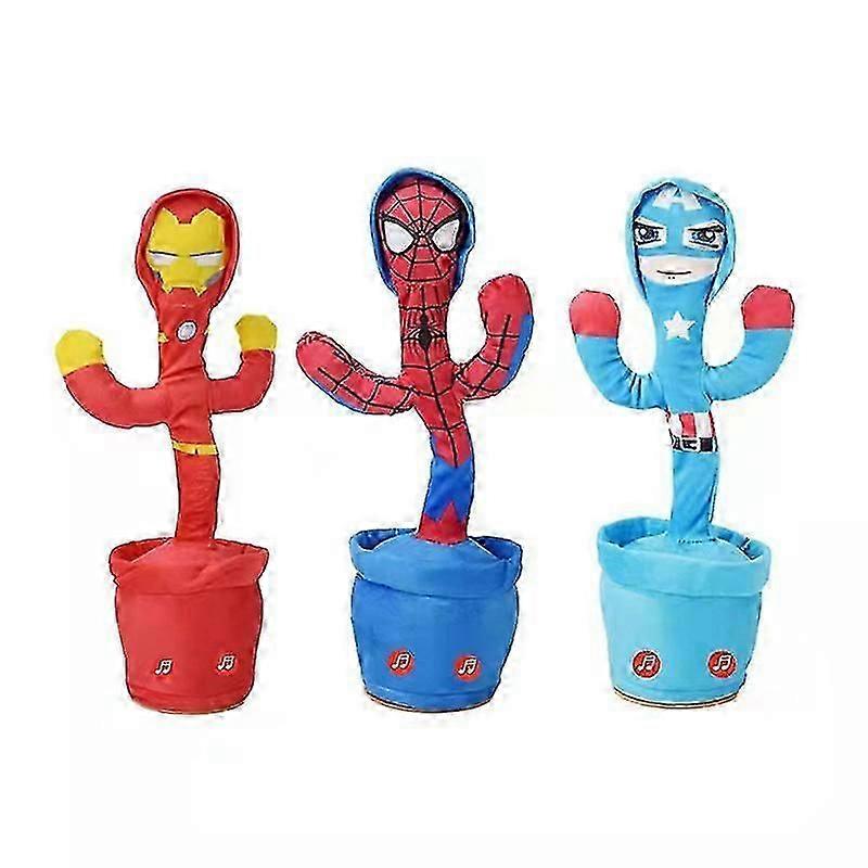 Dancing Cactus Plush Toy Interactive Talking & Repeating Educational Gift for Kids