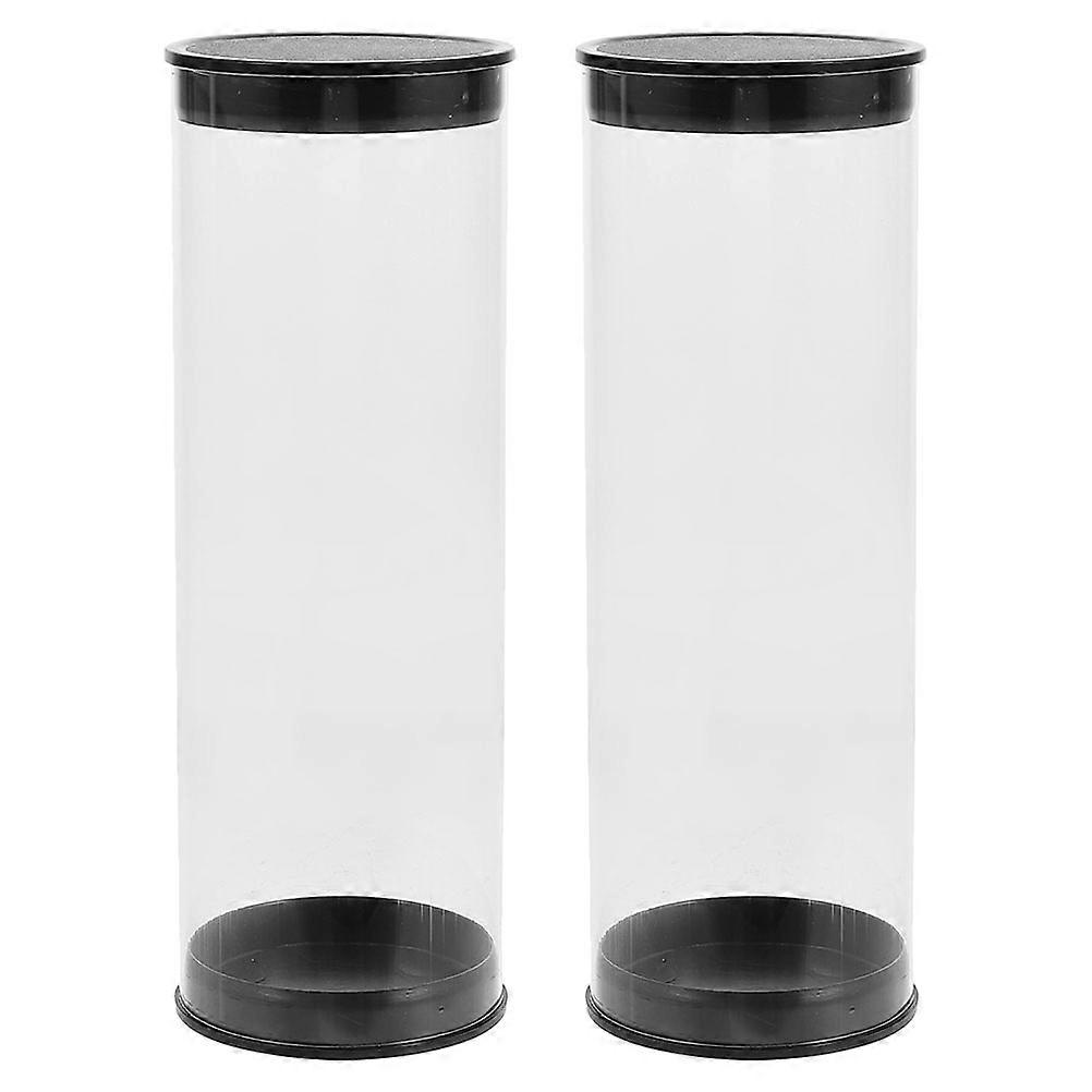 Reusable Golfs Ball Carrier Box 2Pcs Transparent Storage Container For Golfers Elegant Design Offering Stylish Organization