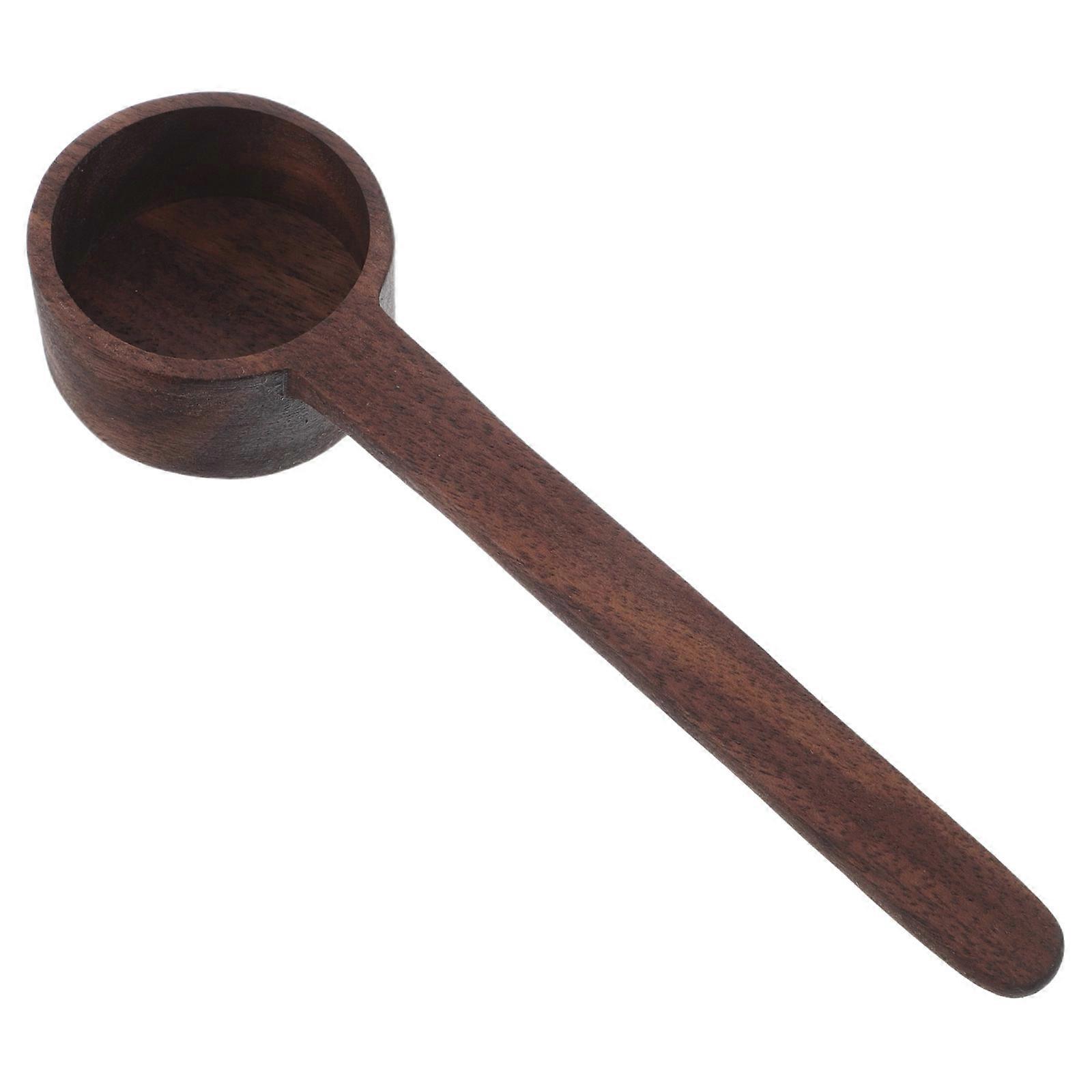 WORGEOUS Long Handle Wooden Coffee Scoop 1 Set Coffee Bean Spoon Wooden Coffee Spoon