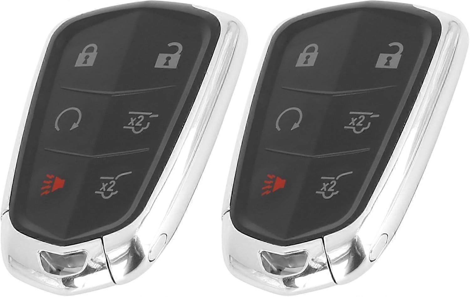 2025 Newest Model X AUTOHAUX 2pcs New Replacement 6 Button Keyless Entry Remote