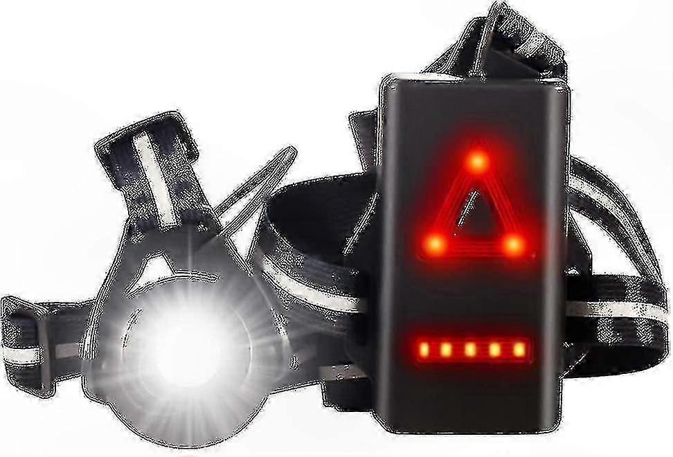 USB Rechargeable LED Chest Lamp for Running, 500 Lumens Brightness, Adjustable and Portable Outdoor Lighting Solution