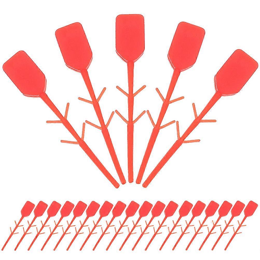 Quick Release Extinguisher Mount Fire Extinguisher Lock Pin Seal Accessory Red 3.50X0.50X0.20cm 200Set