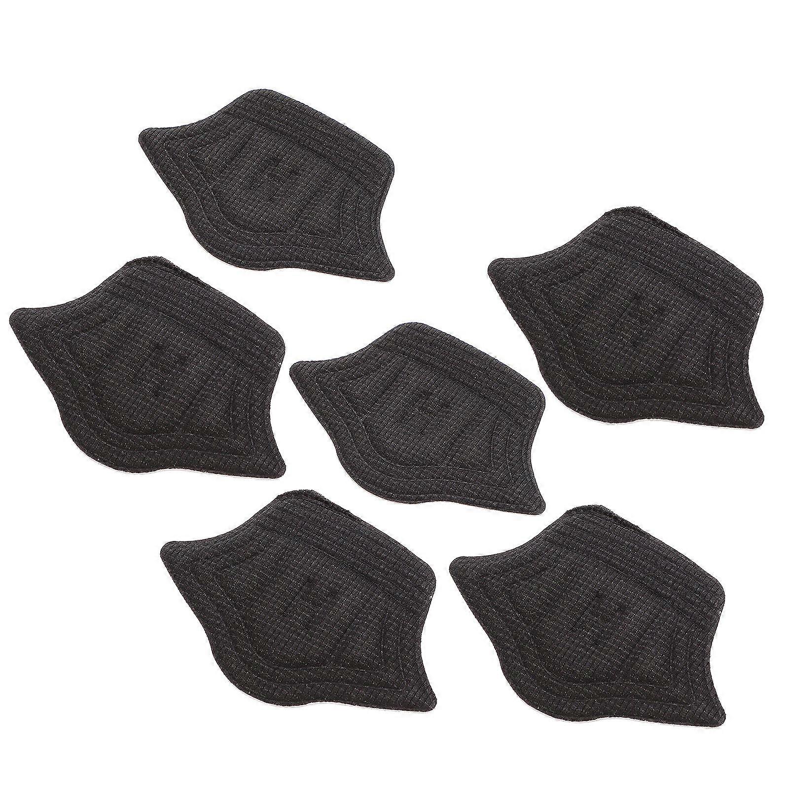 Shoe Heel Patches For Daily Use 3 Pairs Black Comfortable Design Prevent Foot 11x8x1cm