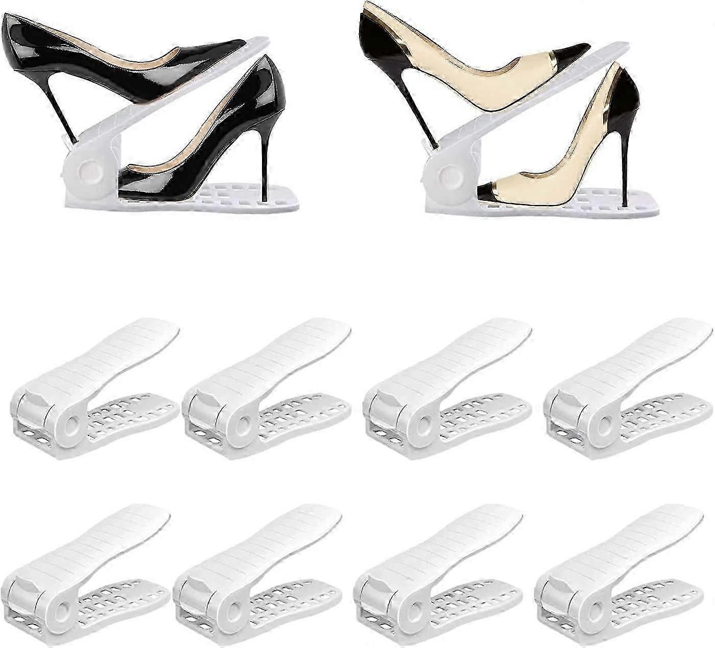 Adjustable Shoe Organiser Set for Efficient Storage (8-Pack)