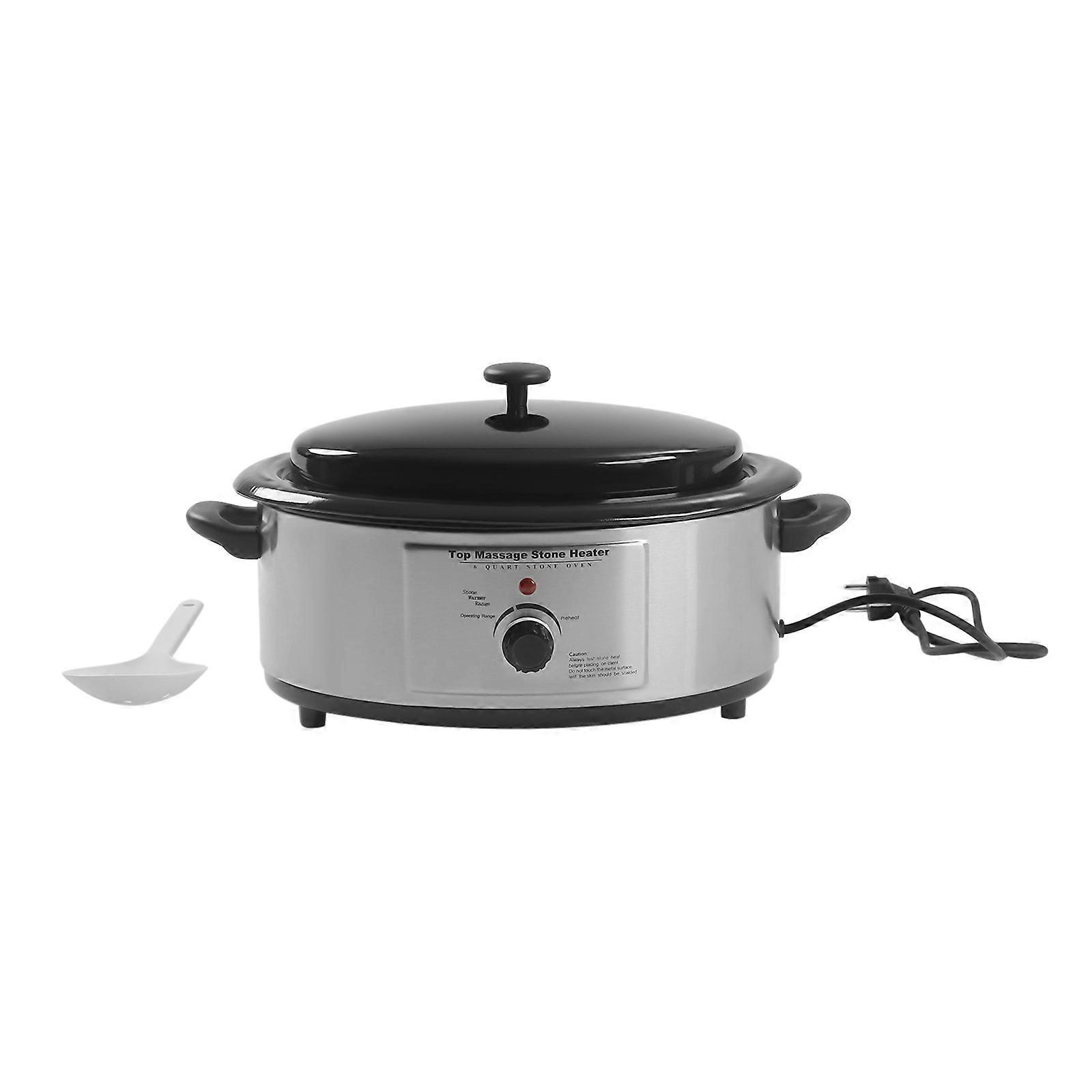 750W 6L Electric Massage Stone Heater Large Capacity Adjustable Temperature 220V