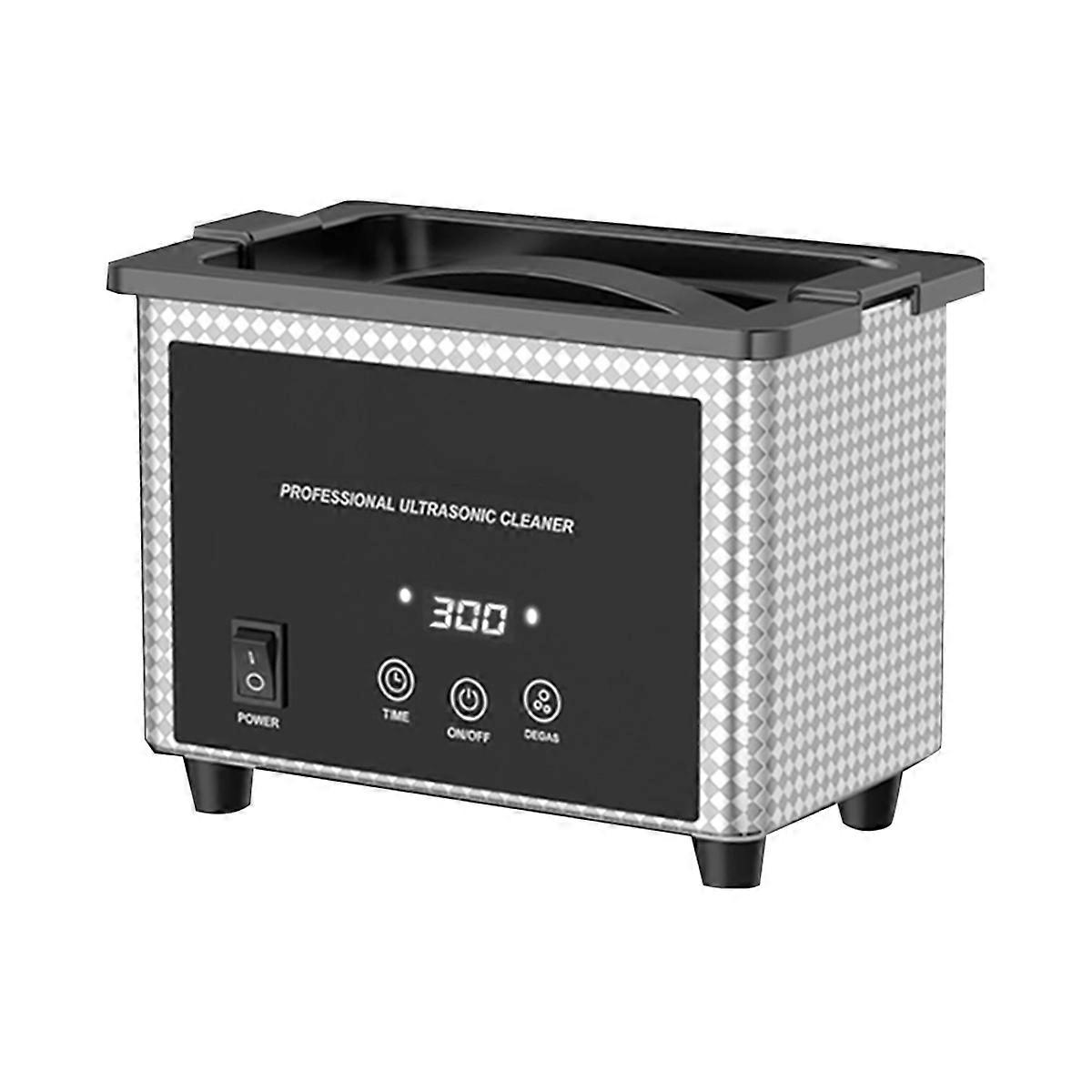 Mini Ultrasonic Cleaner with Heater Timer 0.8L for Lab Tools UK Plug
