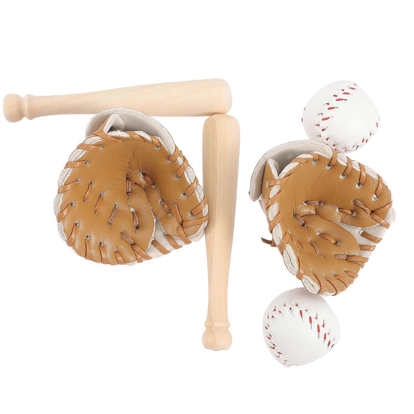 Mini Baseball DIY Keychain Kit – 2 Sets of Portable Decorative Miniatures for Safe Use Accessories and Baseball Themed Decor