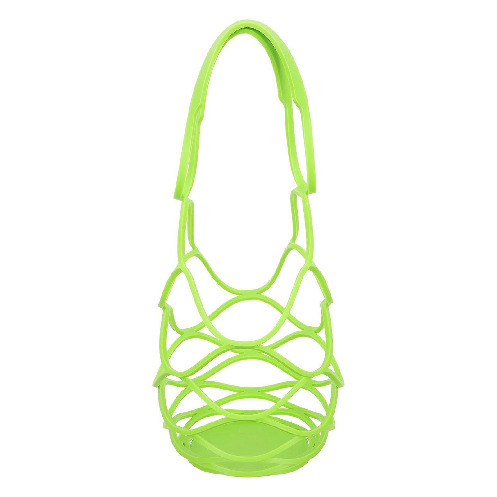 Silicone Holder and Mesh Basket with Portable Mat and 1 Set of Silicone Coasters