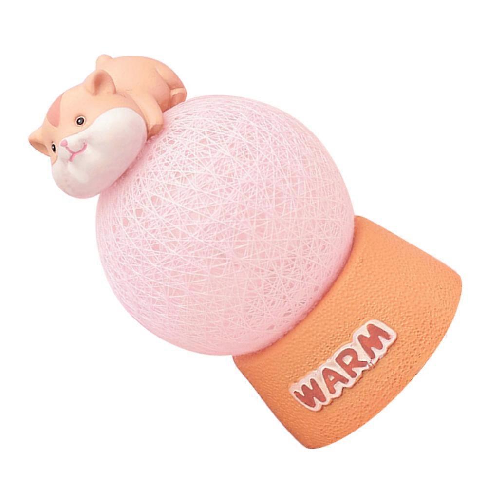 Chic Rope Ball Light Adorable Hamster Design Suitable For Various Occasions Like Christmas And Living Space 2.4X2.4X3.9 In 1Pack