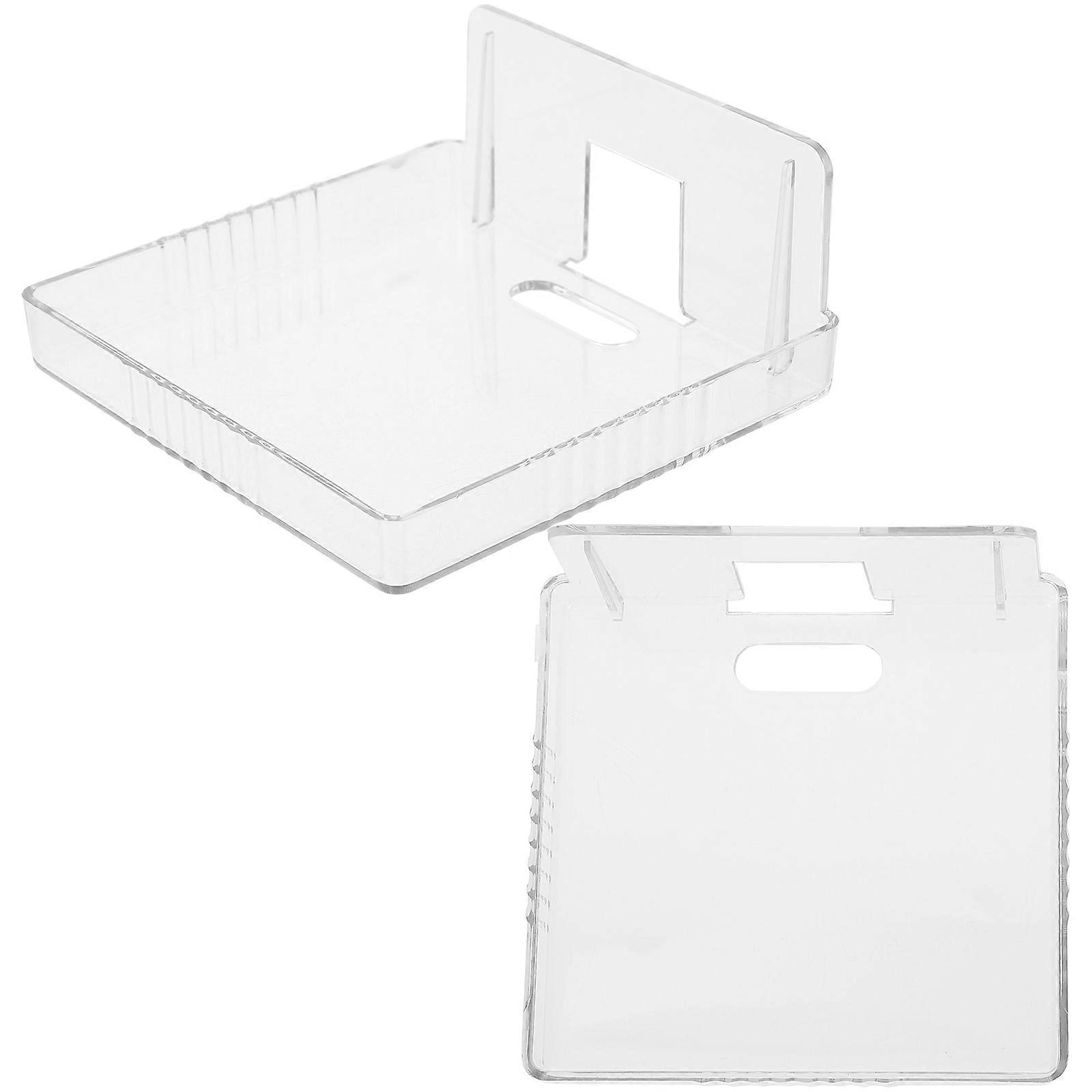 Small Wall Mount Shelves for Security Camera, Monitor, and Router Adhesive Design, No Drilling, Space Saving for