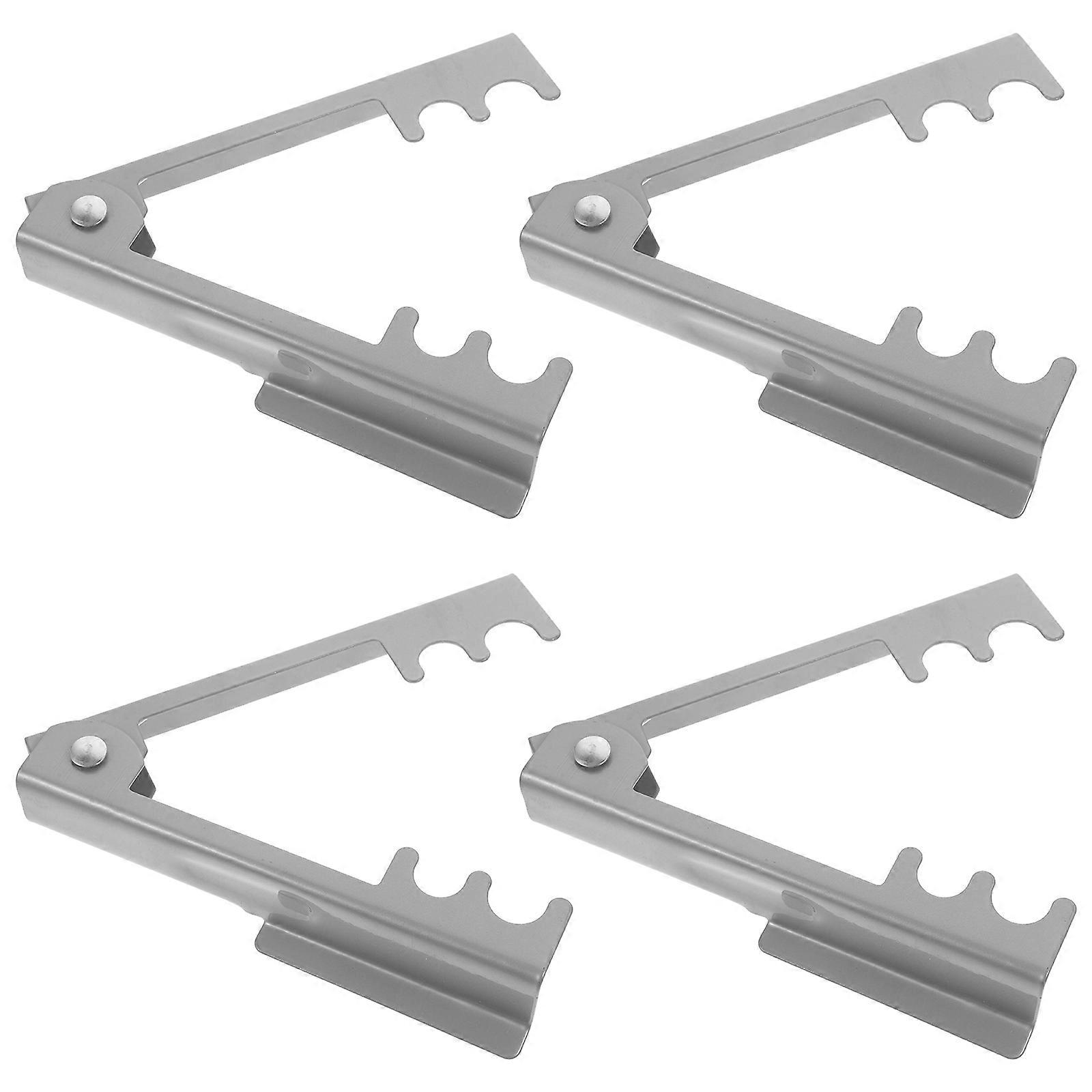 Rose Thorn Stripper Made of Durable Iron for Gardening Silver Color Compact Size 4pcs