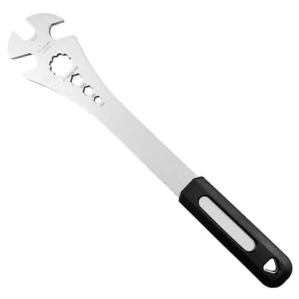 2Pcs Bike Pedal Wrench Multi-Function Handheld Tool Suitable For Cyclists And Bike Owners 12.58x2.52in Durable Non-Slip Handle